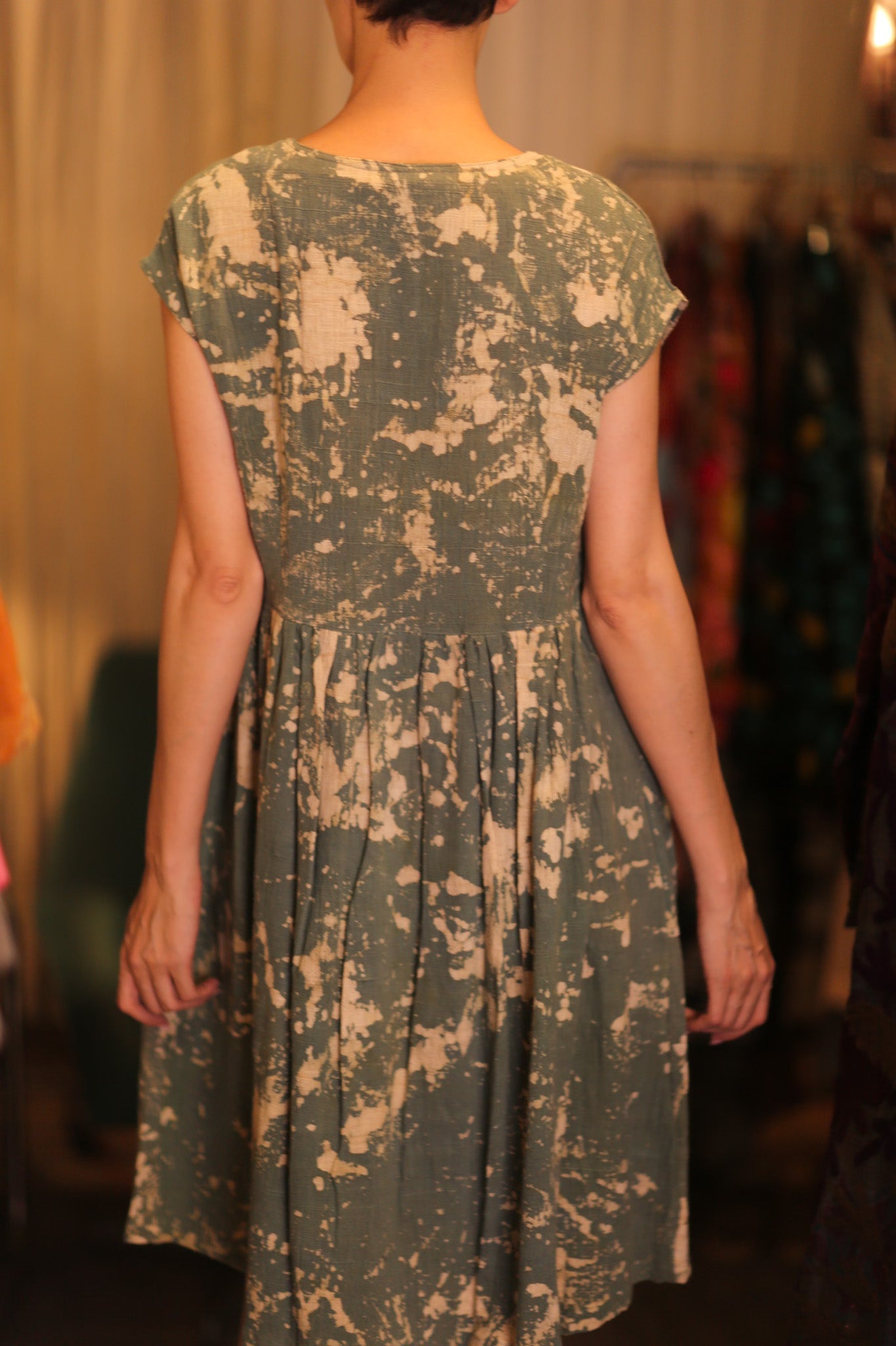 HAND WOVEN DRESS EDITH KIRA - BANGKOK TAILOR CLOTHING STORE - HANDMADE CLOTHING