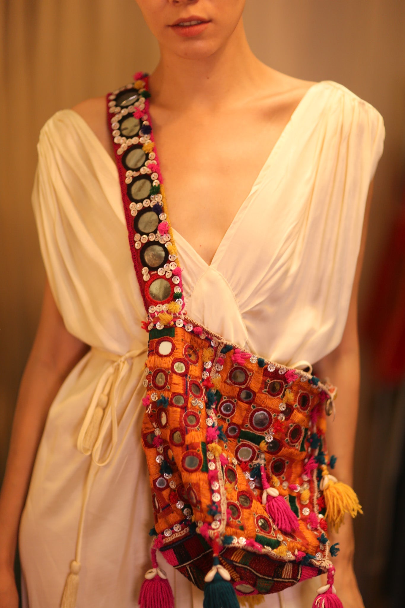 HANDMADE MIRROR BAG BBE - BANGKOK TAILOR CLOTHING STORE - HANDMADE CLOTHING