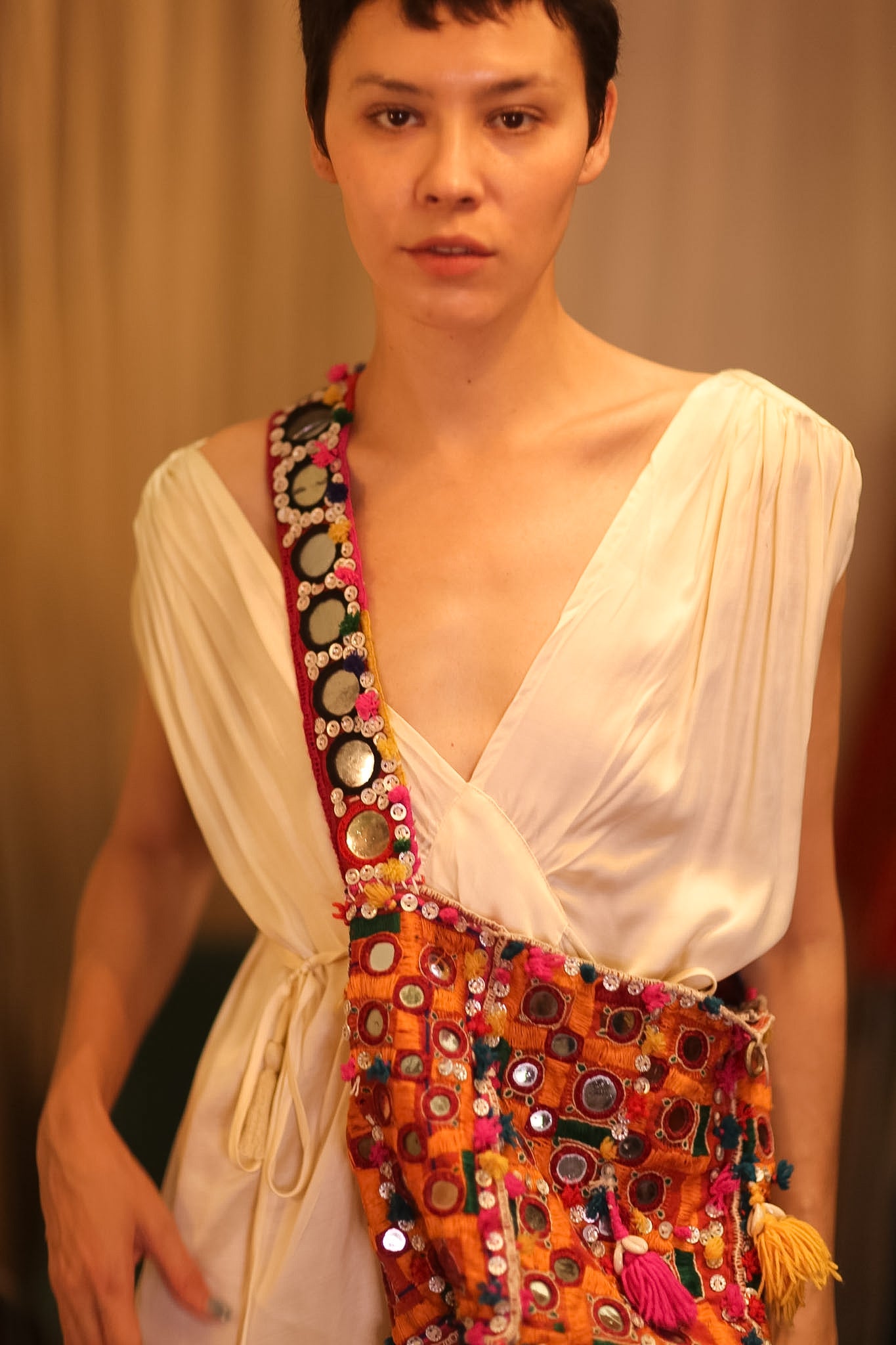 HANDMADE MIRROR BAG BBE - BANGKOK TAILOR CLOTHING STORE - HANDMADE CLOTHING