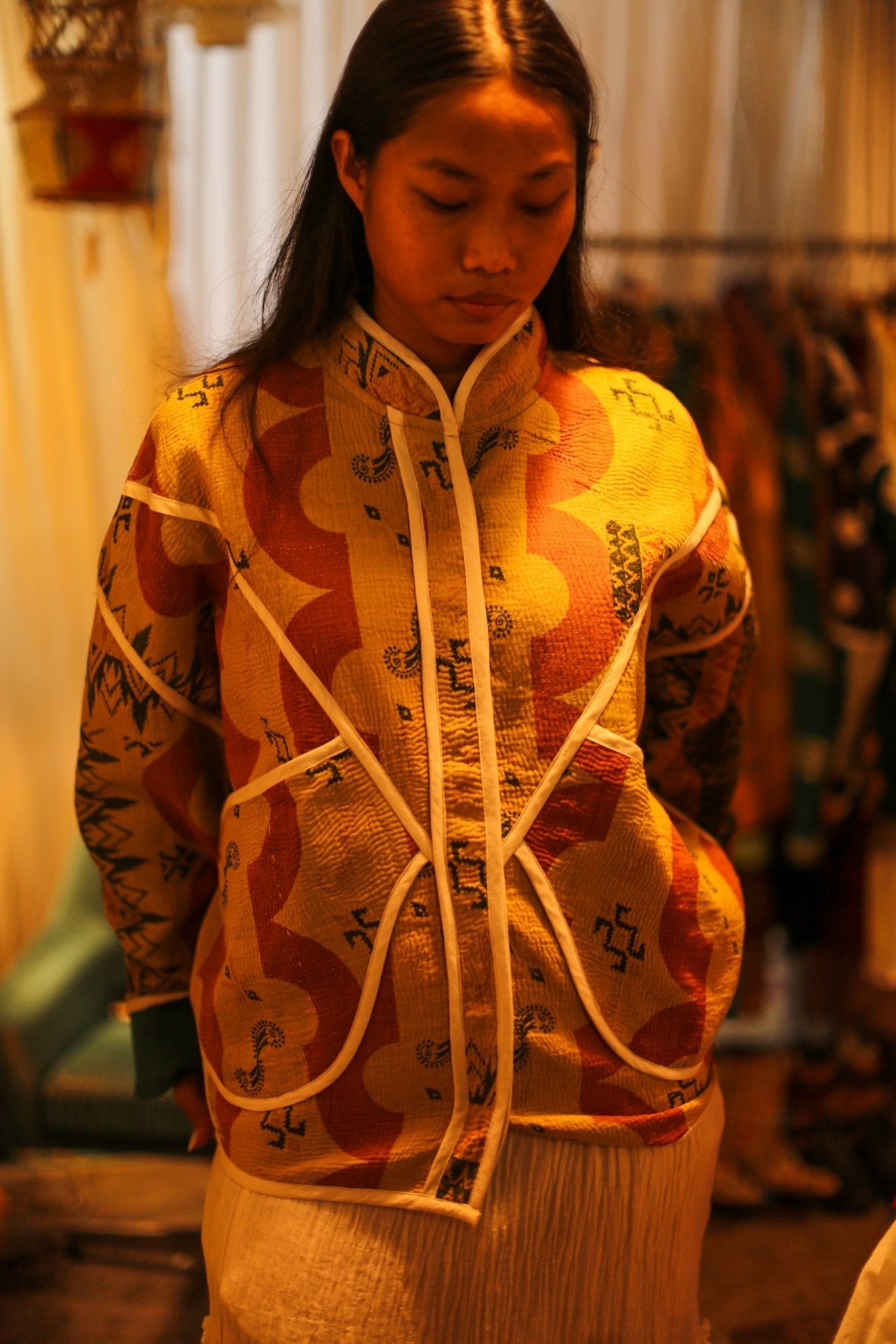 JACKET JANETTA - BANGKOK TAILOR CLOTHING STORE - HANDMADE CLOTHING