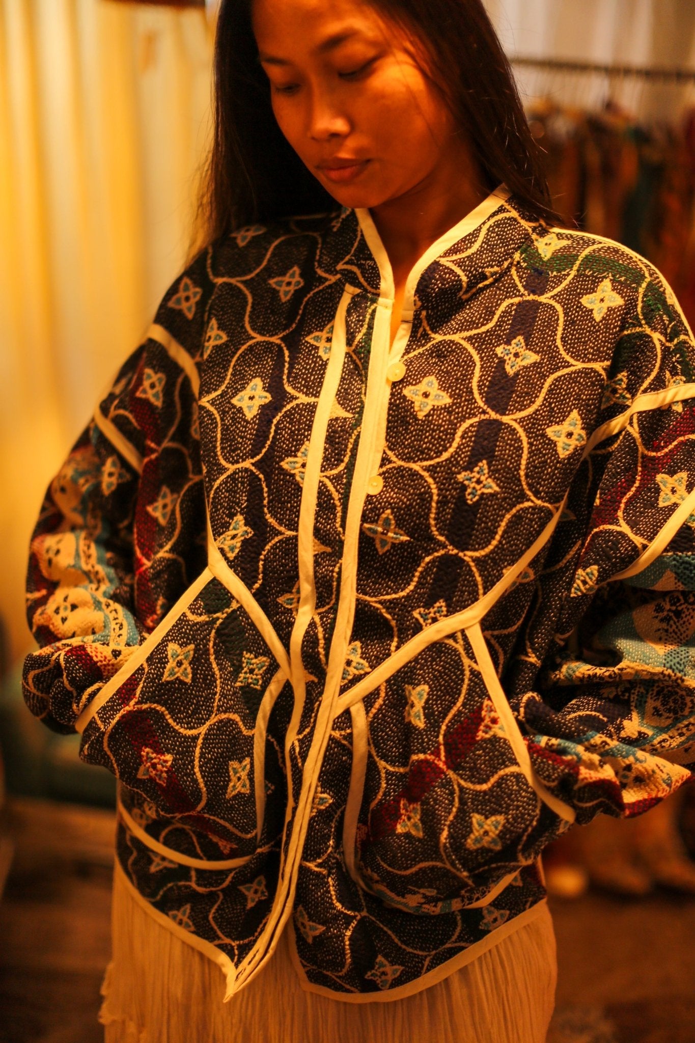 JACKET JANETTA - BANGKOK TAILOR CLOTHING STORE - HANDMADE CLOTHING