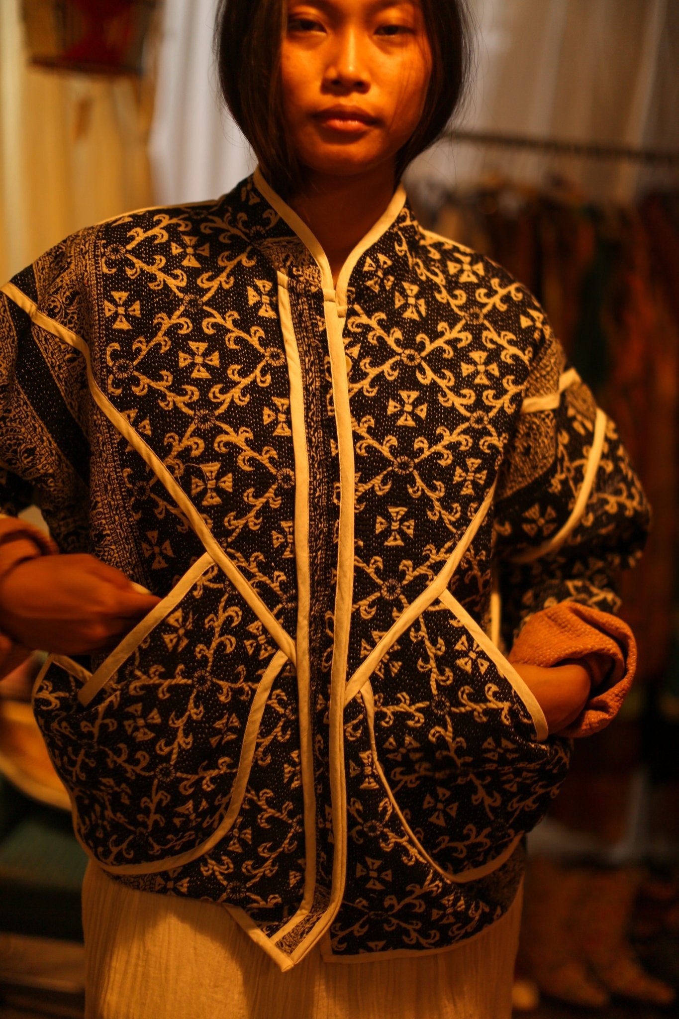 JACKET JANETTA - BANGKOK TAILOR CLOTHING STORE - HANDMADE CLOTHING