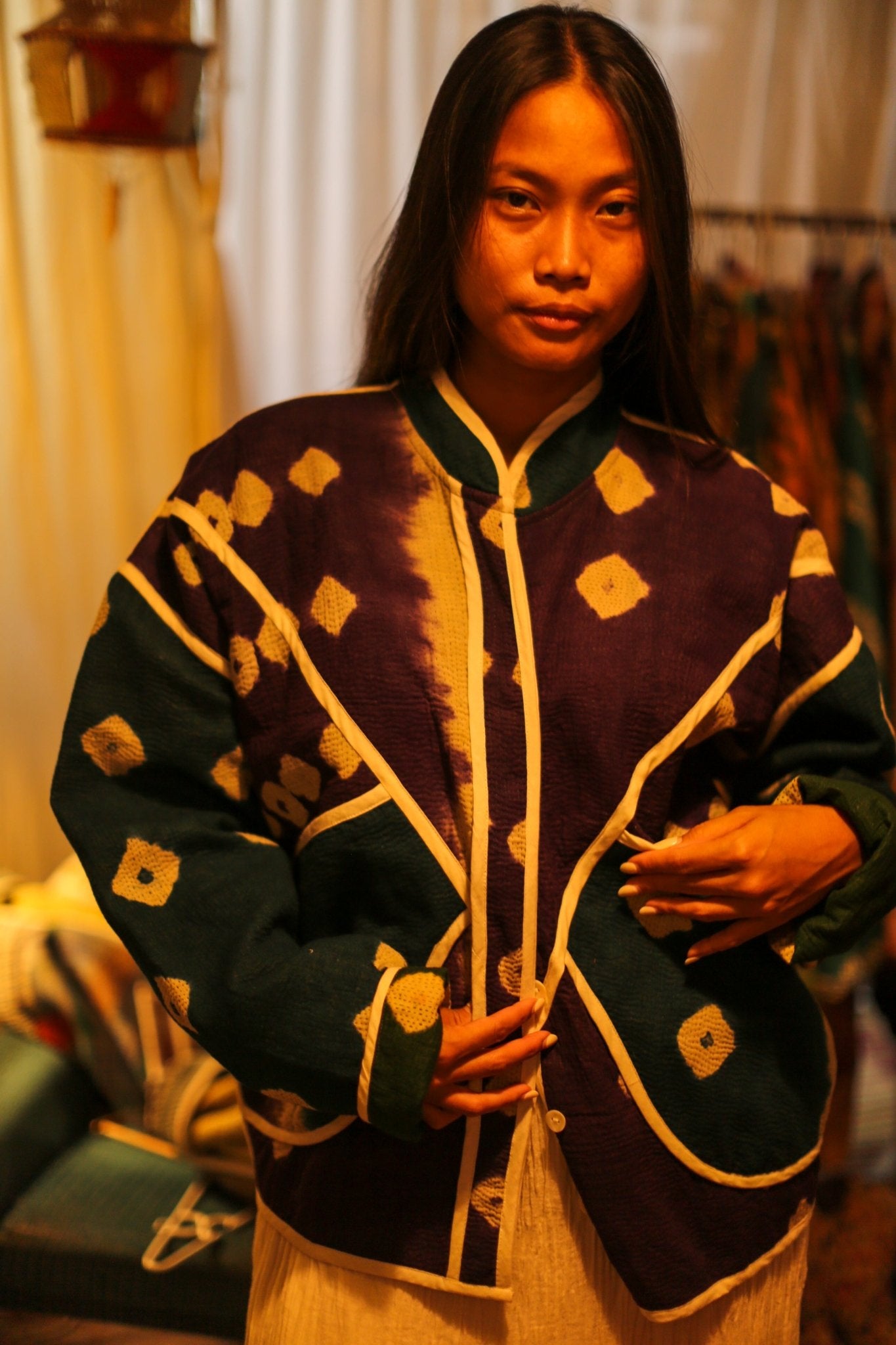 JACKET JANETTA - BANGKOK TAILOR CLOTHING STORE - HANDMADE CLOTHING