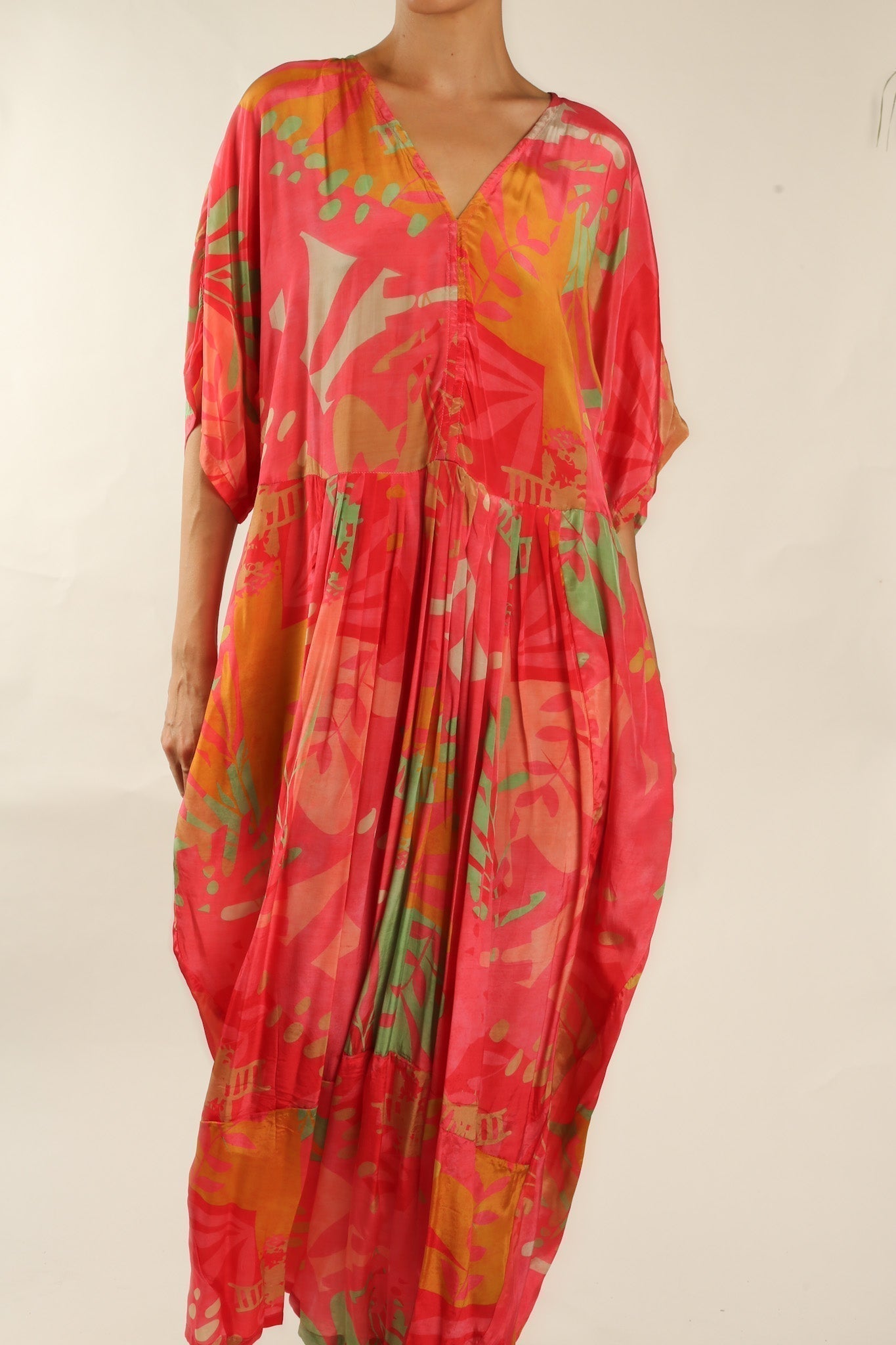 KAFTAN DRESS CURU - BANGKOK TAILOR CLOTHING STORE - HANDMADE CLOTHING