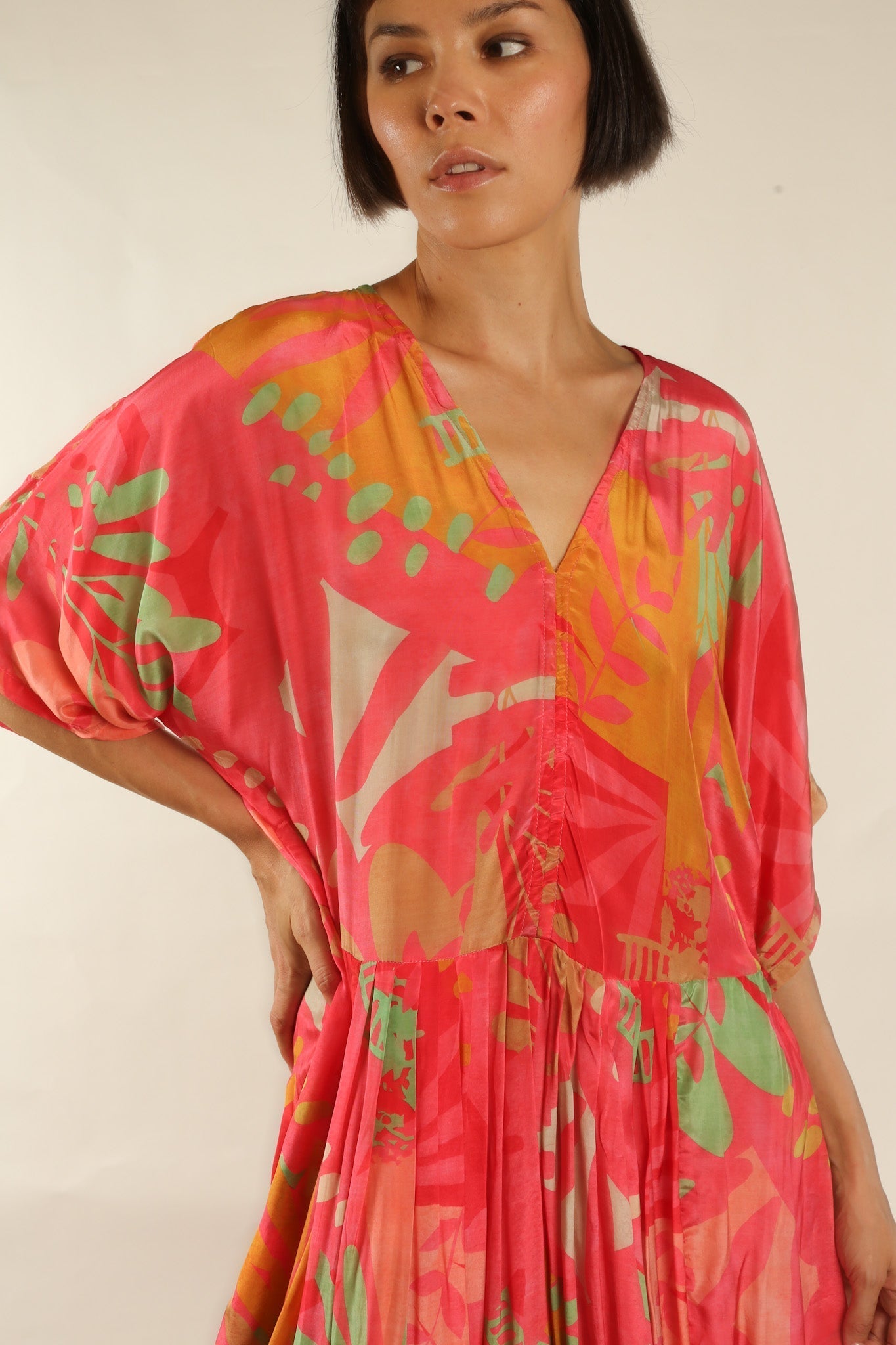 KAFTAN DRESS CURU - BANGKOK TAILOR CLOTHING STORE - HANDMADE CLOTHING