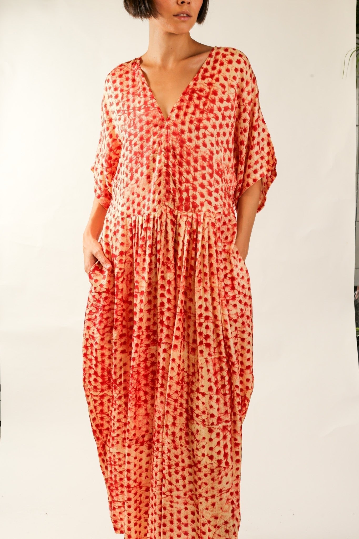 KAFTAN DRESS CURU - BANGKOK TAILOR CLOTHING STORE - HANDMADE CLOTHING