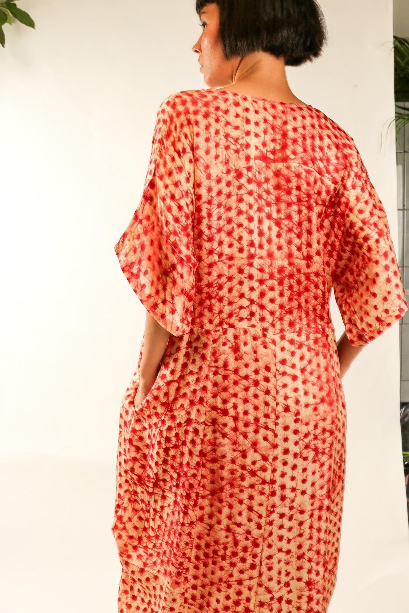 KAFTAN DRESS CURU - BANGKOK TAILOR CLOTHING STORE - HANDMADE CLOTHING