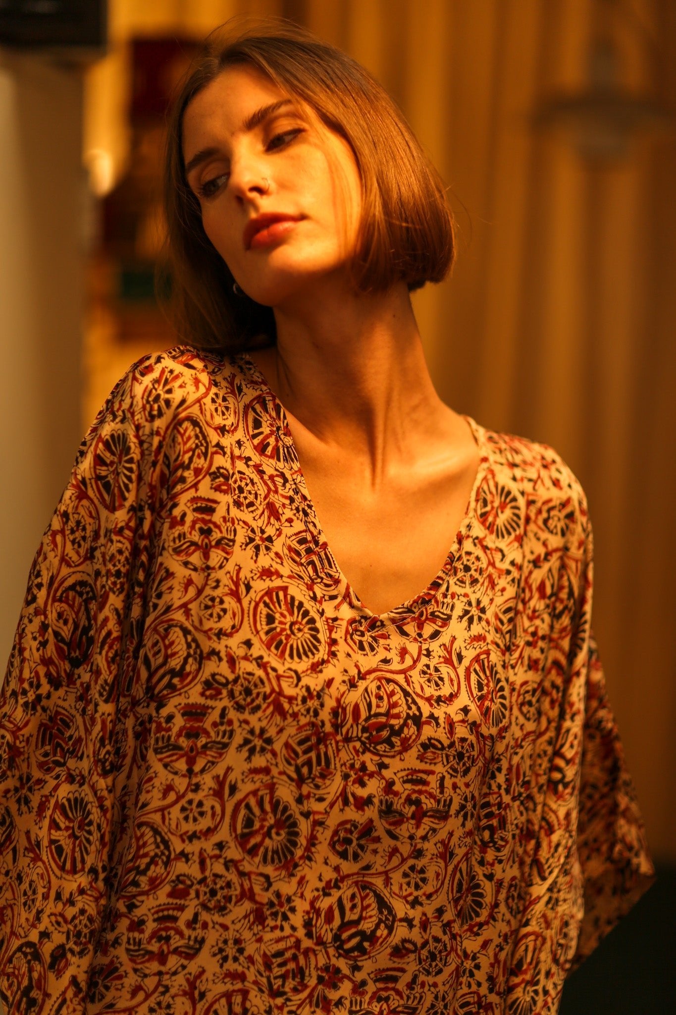 KAFTAN DRESS IPEK - BANGKOK TAILOR CLOTHING STORE - HANDMADE CLOTHING