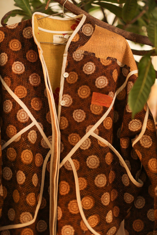 KANTHA BOMBER JACKET DESIREE - BANGKOK TAILOR CLOTHING STORE - HANDMADE CLOTHING