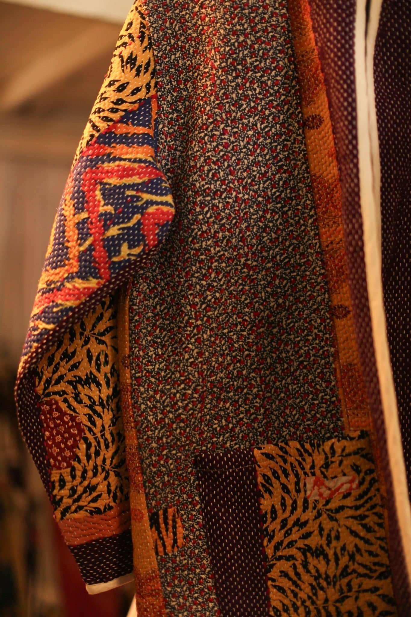 KANTHA COAT YURI - BANGKOK TAILOR CLOTHING STORE - HANDMADE CLOTHING