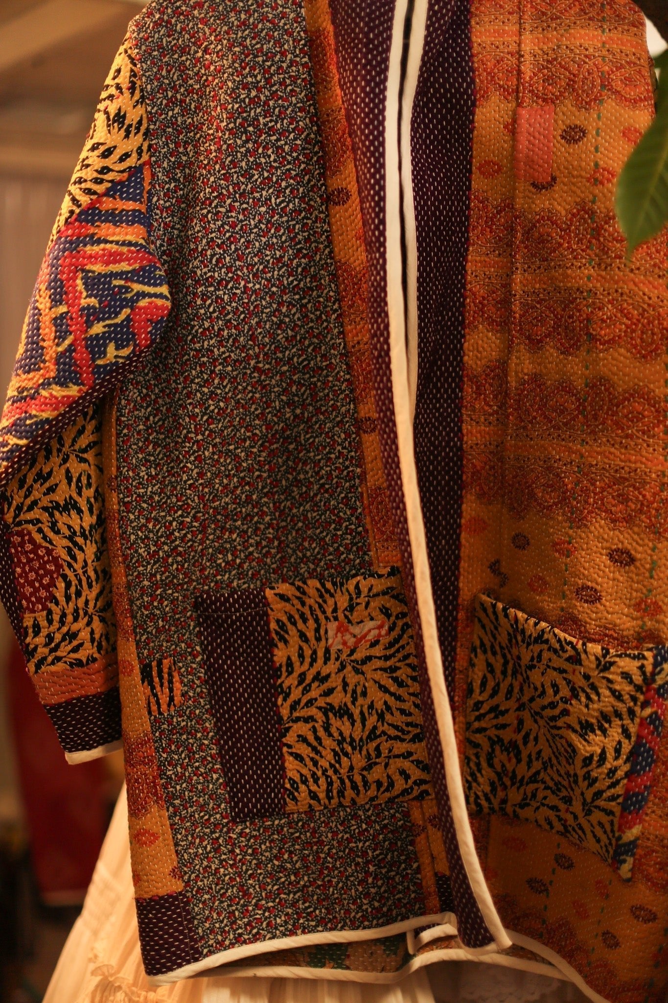 KANTHA COAT YURI - BANGKOK TAILOR CLOTHING STORE - HANDMADE CLOTHING