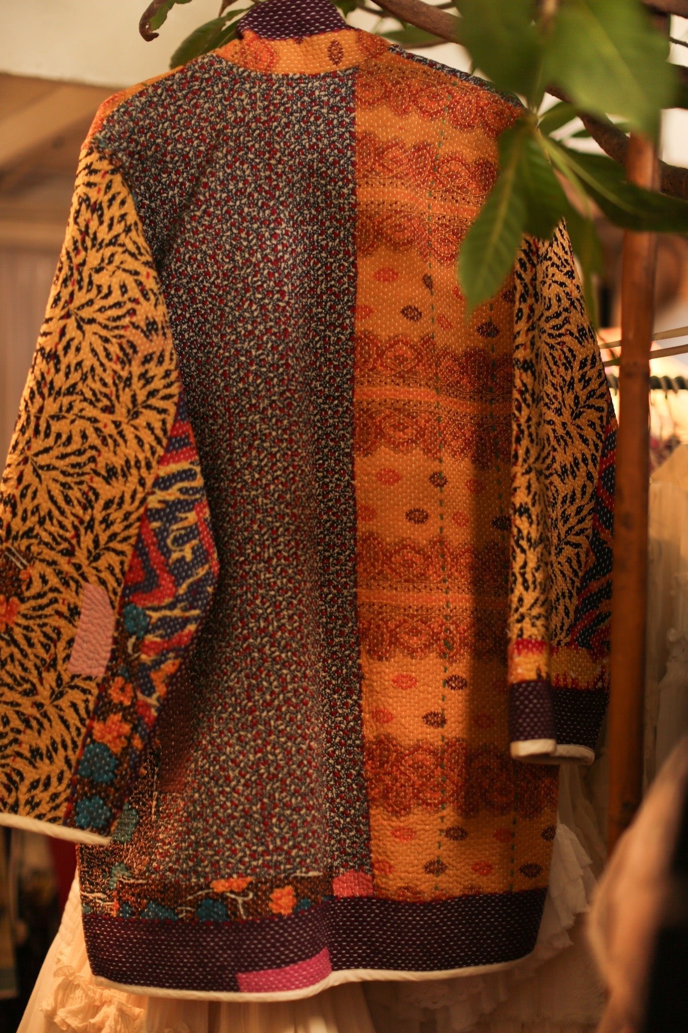 KANTHA COAT YURI - BANGKOK TAILOR CLOTHING STORE - HANDMADE CLOTHING