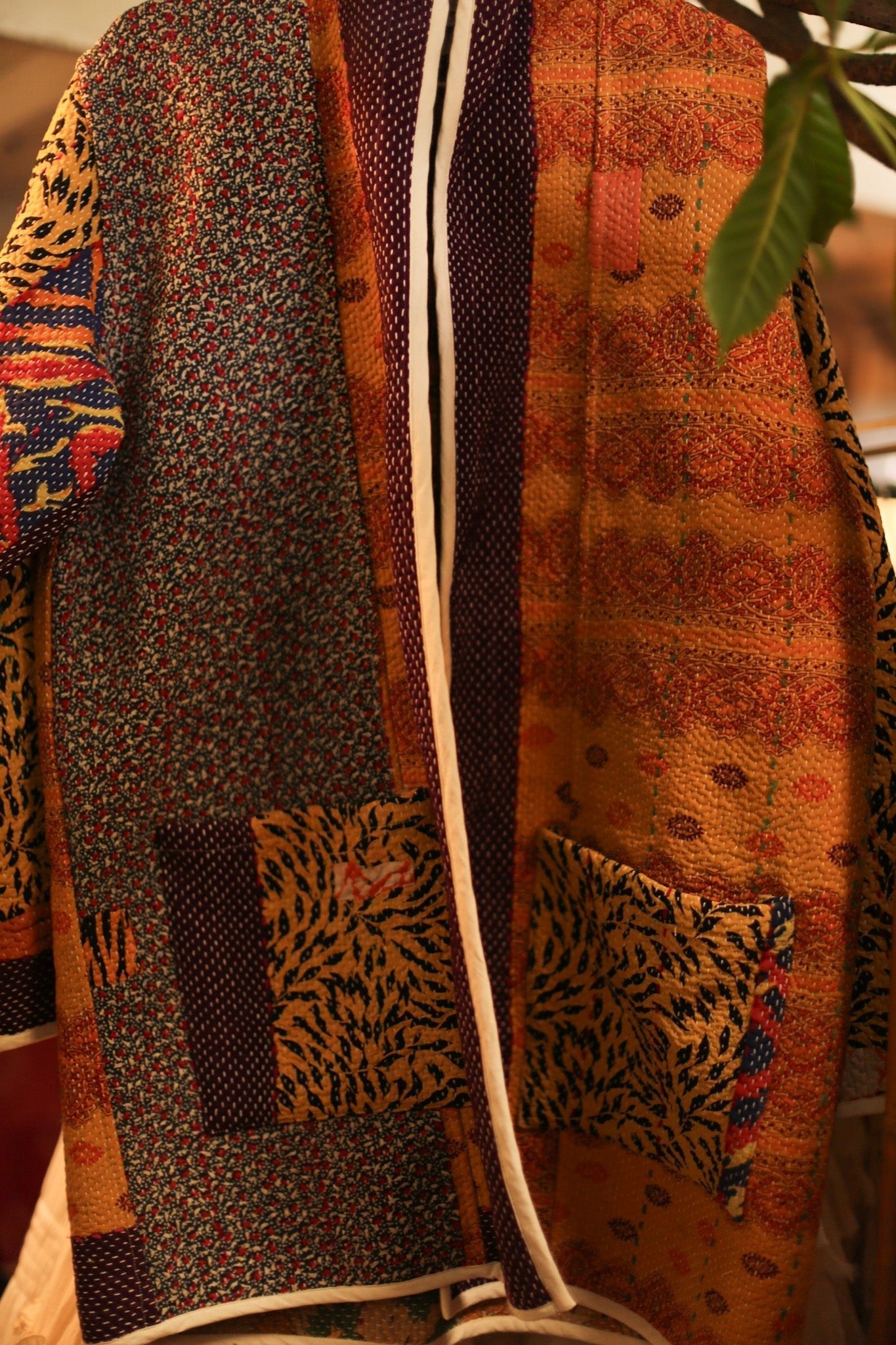 KANTHA COAT YURI - BANGKOK TAILOR CLOTHING STORE - HANDMADE CLOTHING