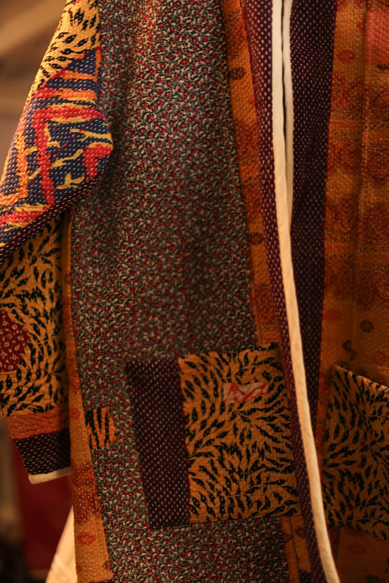 KANTHA COAT YURI - BANGKOK TAILOR CLOTHING STORE - HANDMADE CLOTHING