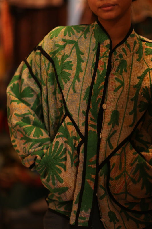 KANTHA JACKET CLEMS - BANGKOK TAILOR CLOTHING STORE - HANDMADE CLOTHING