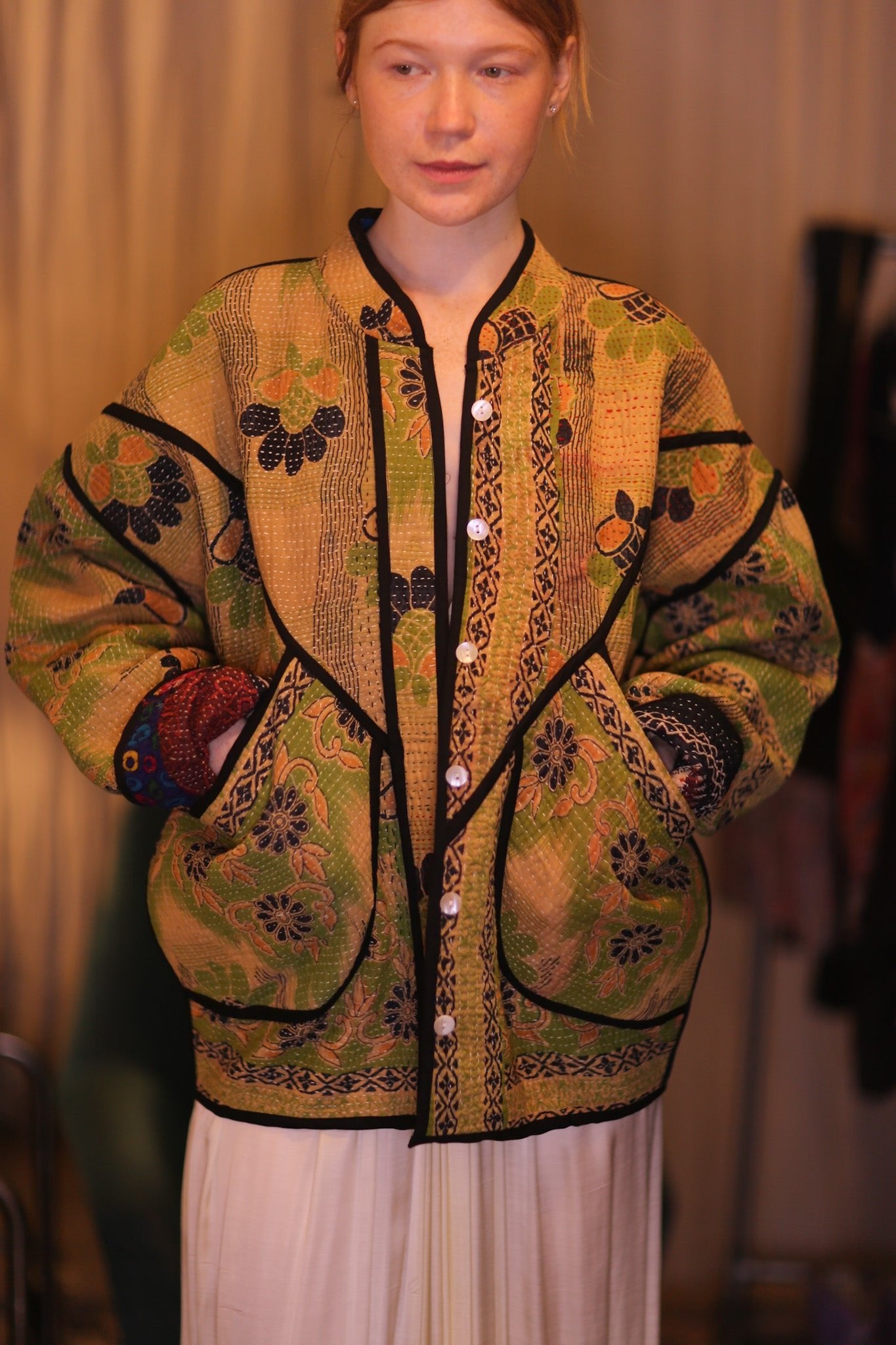 KANTHA JACKET HNIN - BANGKOK TAILOR CLOTHING STORE - HANDMADE CLOTHING