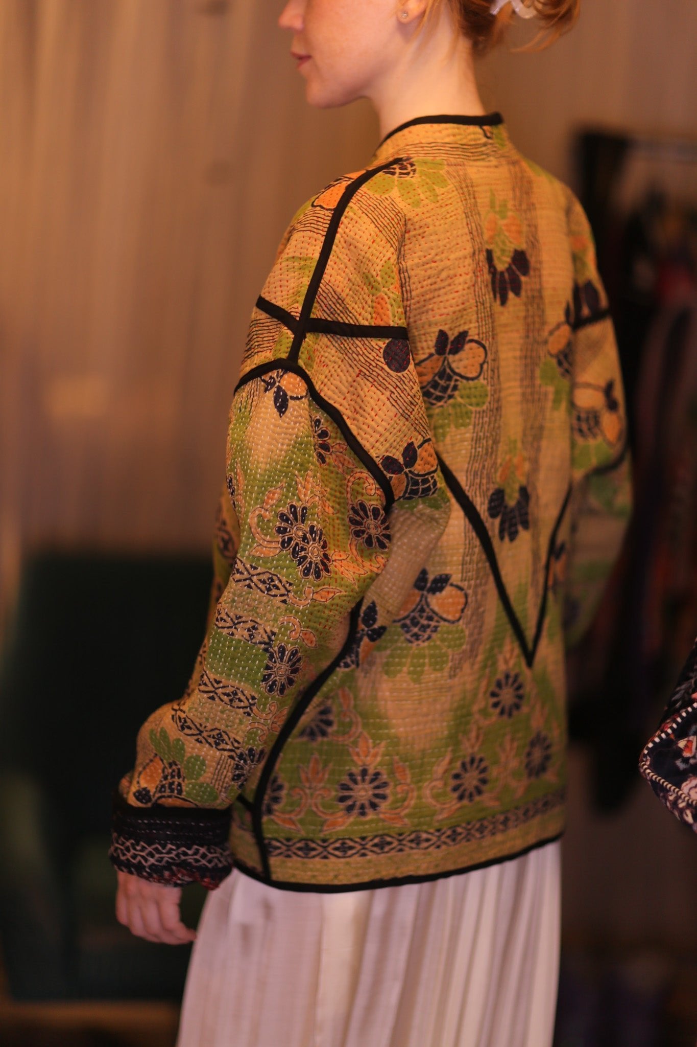 KANTHA JACKET HNIN - BANGKOK TAILOR CLOTHING STORE - HANDMADE CLOTHING