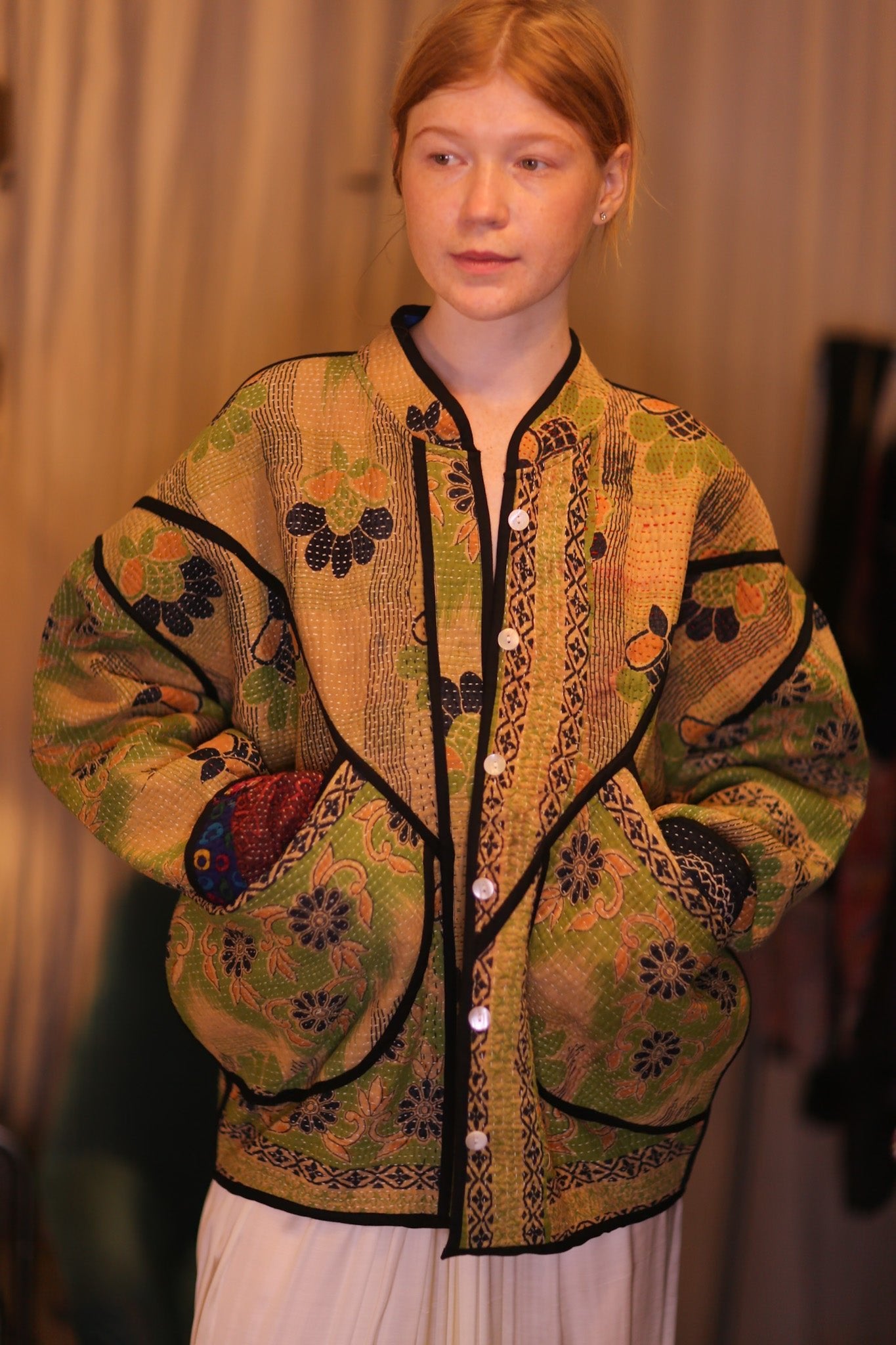 KANTHA JACKET HNIN - BANGKOK TAILOR CLOTHING STORE - HANDMADE CLOTHING