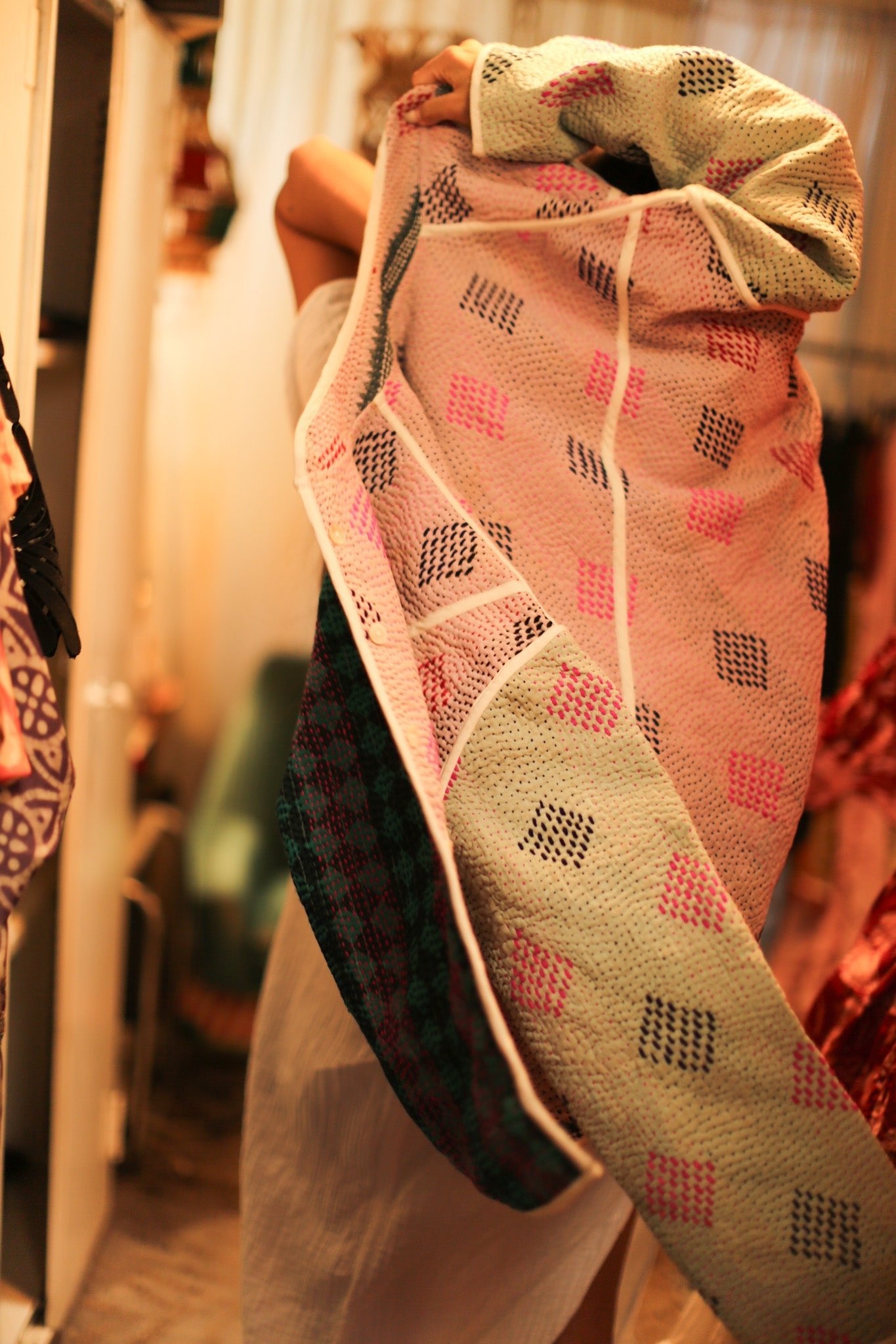 KANTHA JACKET JACKY - BANGKOK TAILOR CLOTHING STORE - HANDMADE CLOTHING