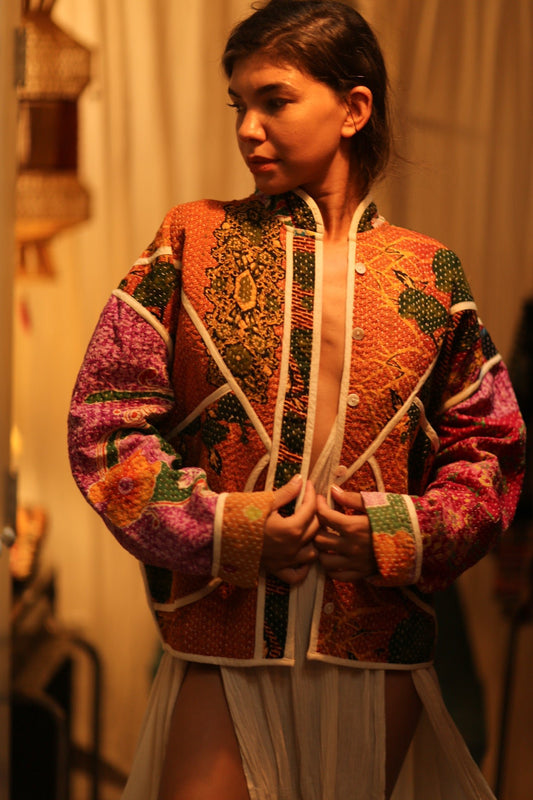 KANTHA JACKET JAMIE - BANGKOK TAILOR CLOTHING STORE - HANDMADE CLOTHING