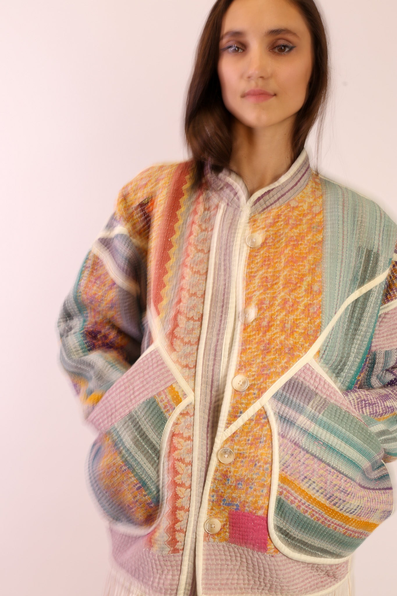 KANTHA JACKET JANETTA - BANGKOK TAILOR CLOTHING STORE - HANDMADE CLOTHING