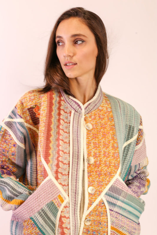 KANTHA JACKET JANETTA - BANGKOK TAILOR CLOTHING STORE - HANDMADE CLOTHING