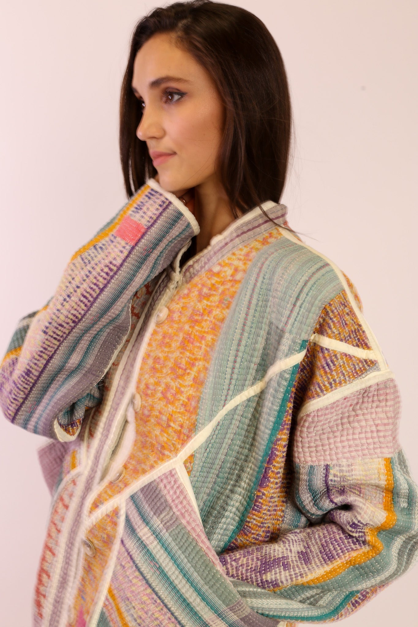 KANTHA JACKET JANETTA - BANGKOK TAILOR CLOTHING STORE - HANDMADE CLOTHING