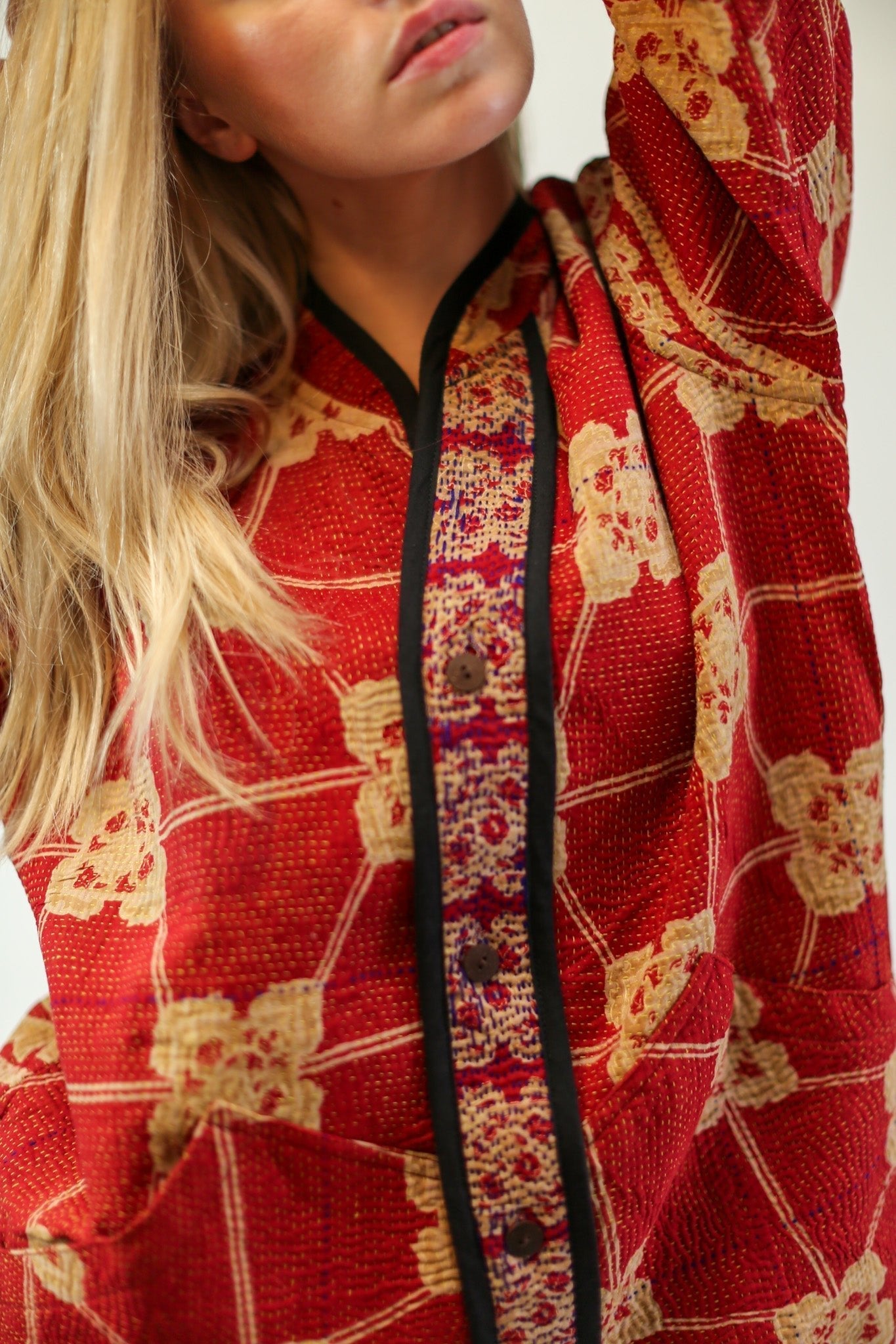 KANTHA JACKET JISTA - BANGKOK TAILOR CLOTHING STORE - HANDMADE CLOTHING