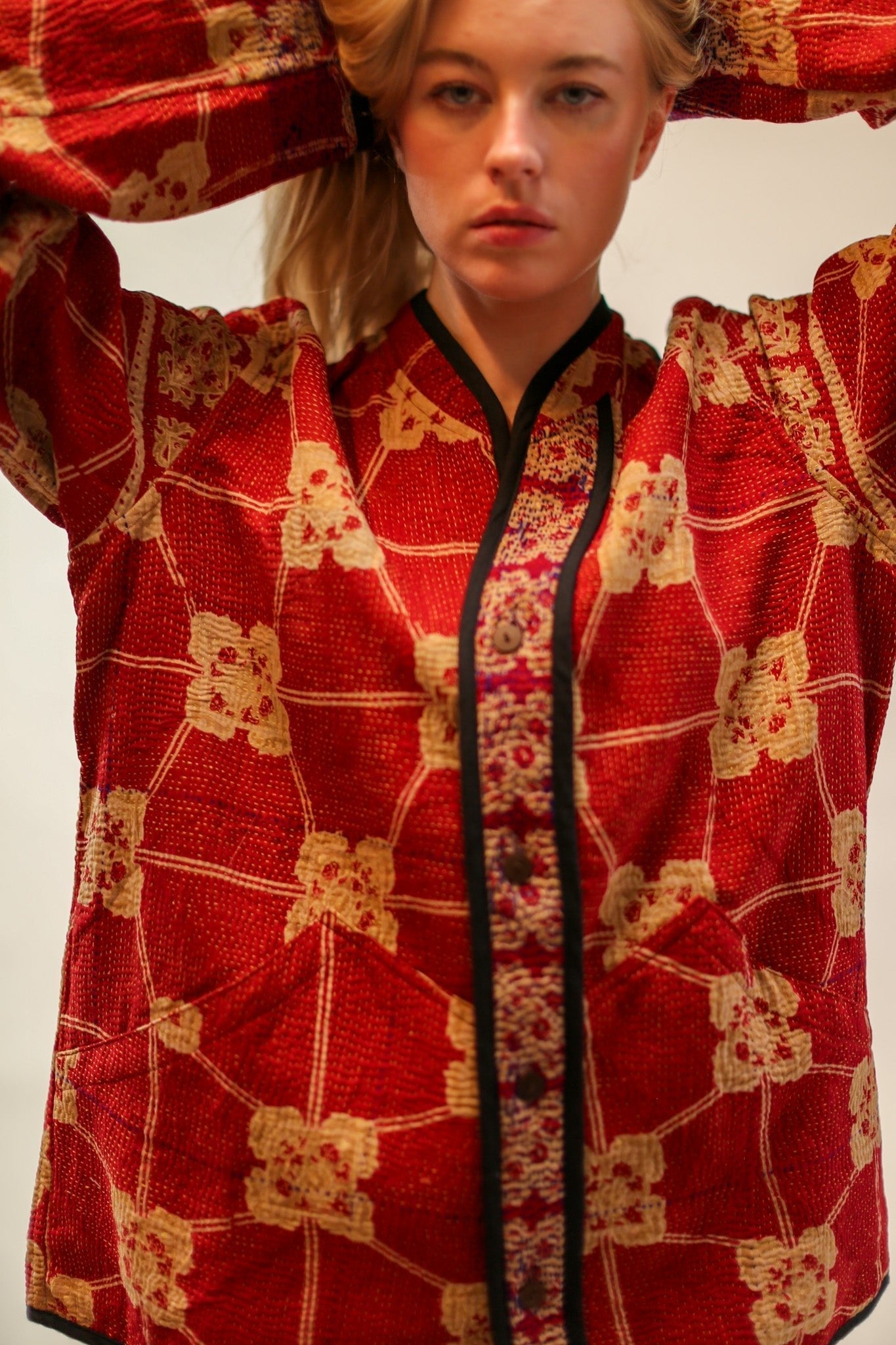 KANTHA JACKET JISTA - BANGKOK TAILOR CLOTHING STORE - HANDMADE CLOTHING