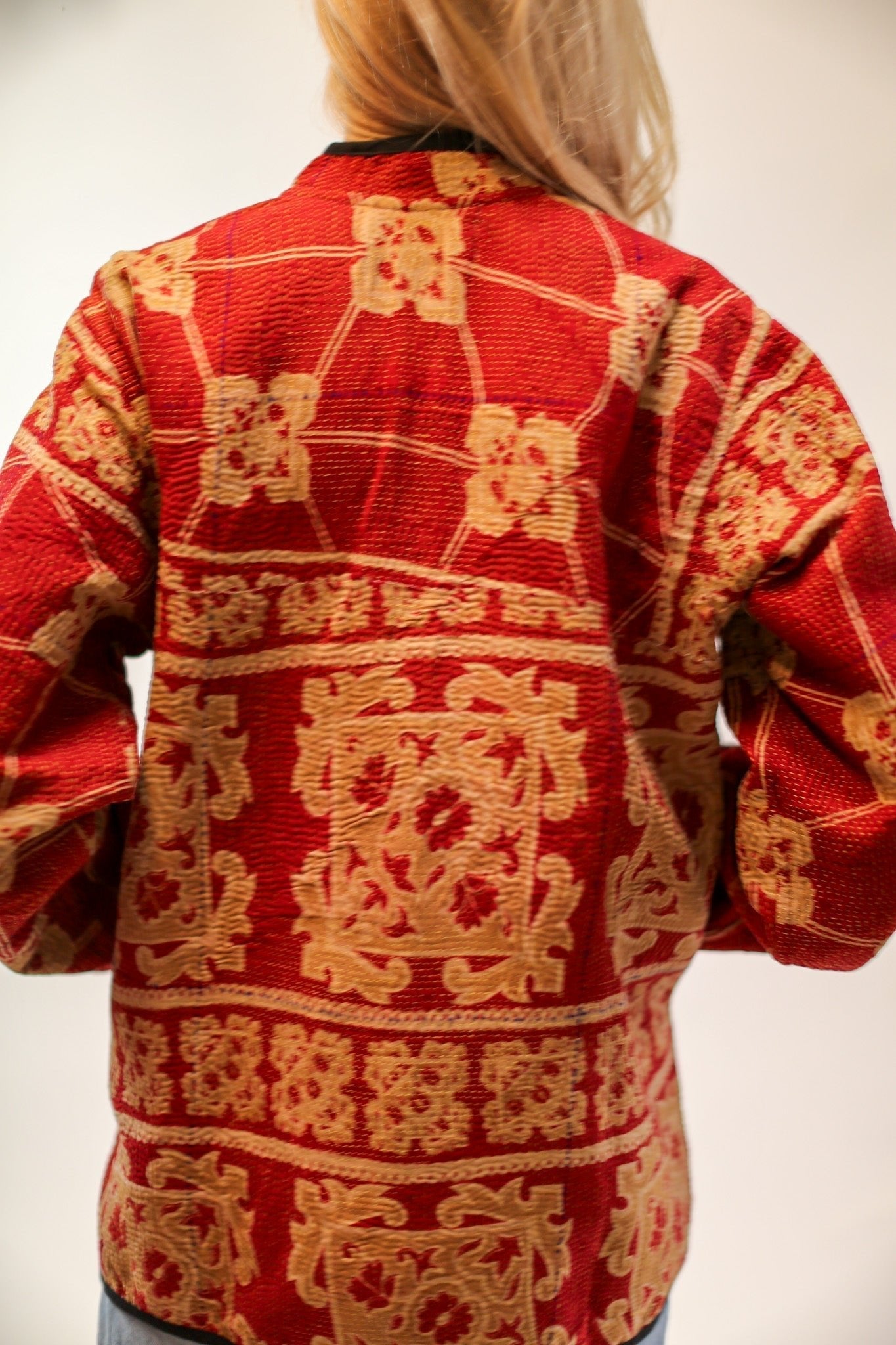 KANTHA JACKET JISTA - BANGKOK TAILOR CLOTHING STORE - HANDMADE CLOTHING