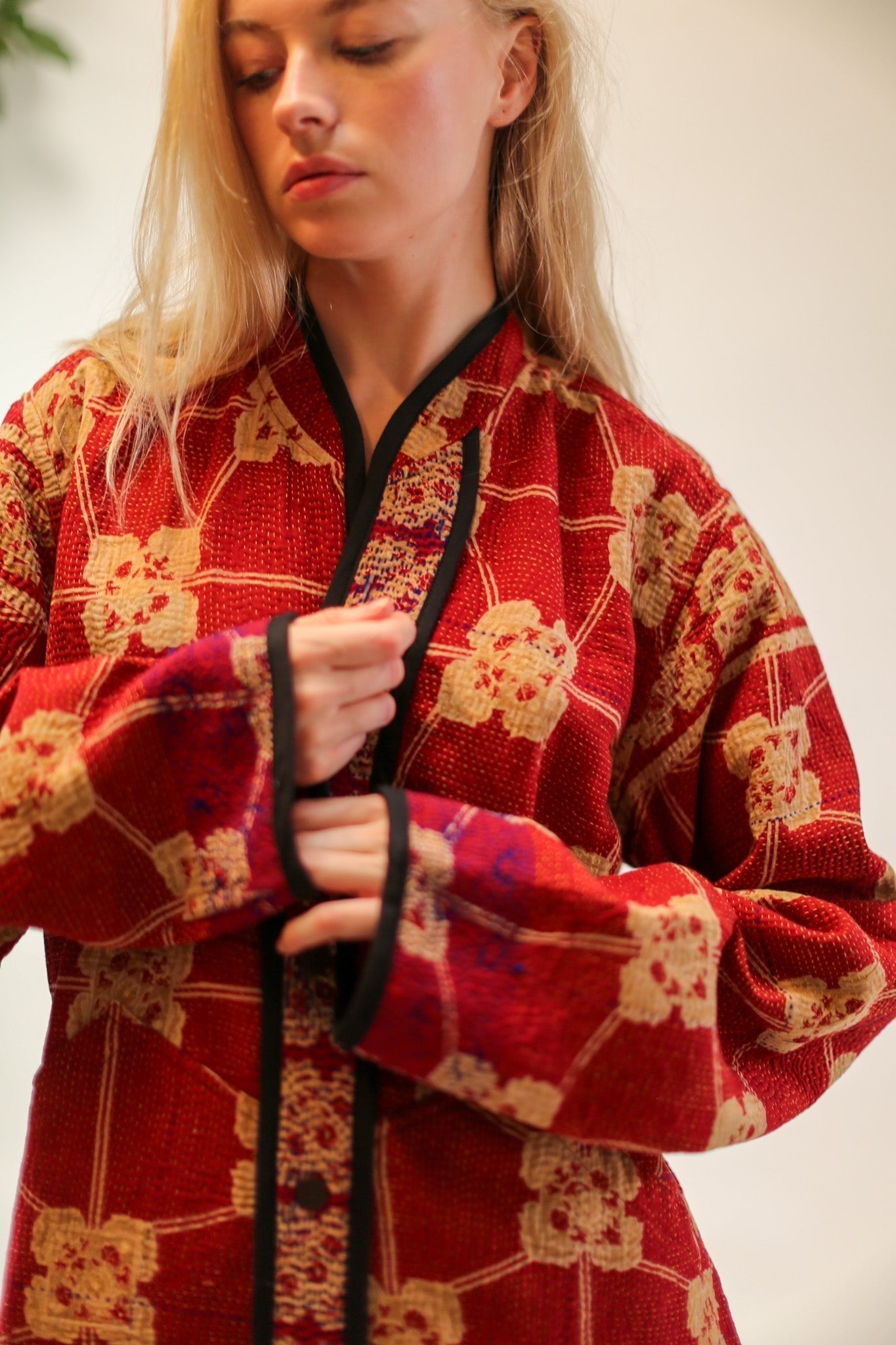 KANTHA JACKET JISTA - BANGKOK TAILOR CLOTHING STORE - HANDMADE CLOTHING