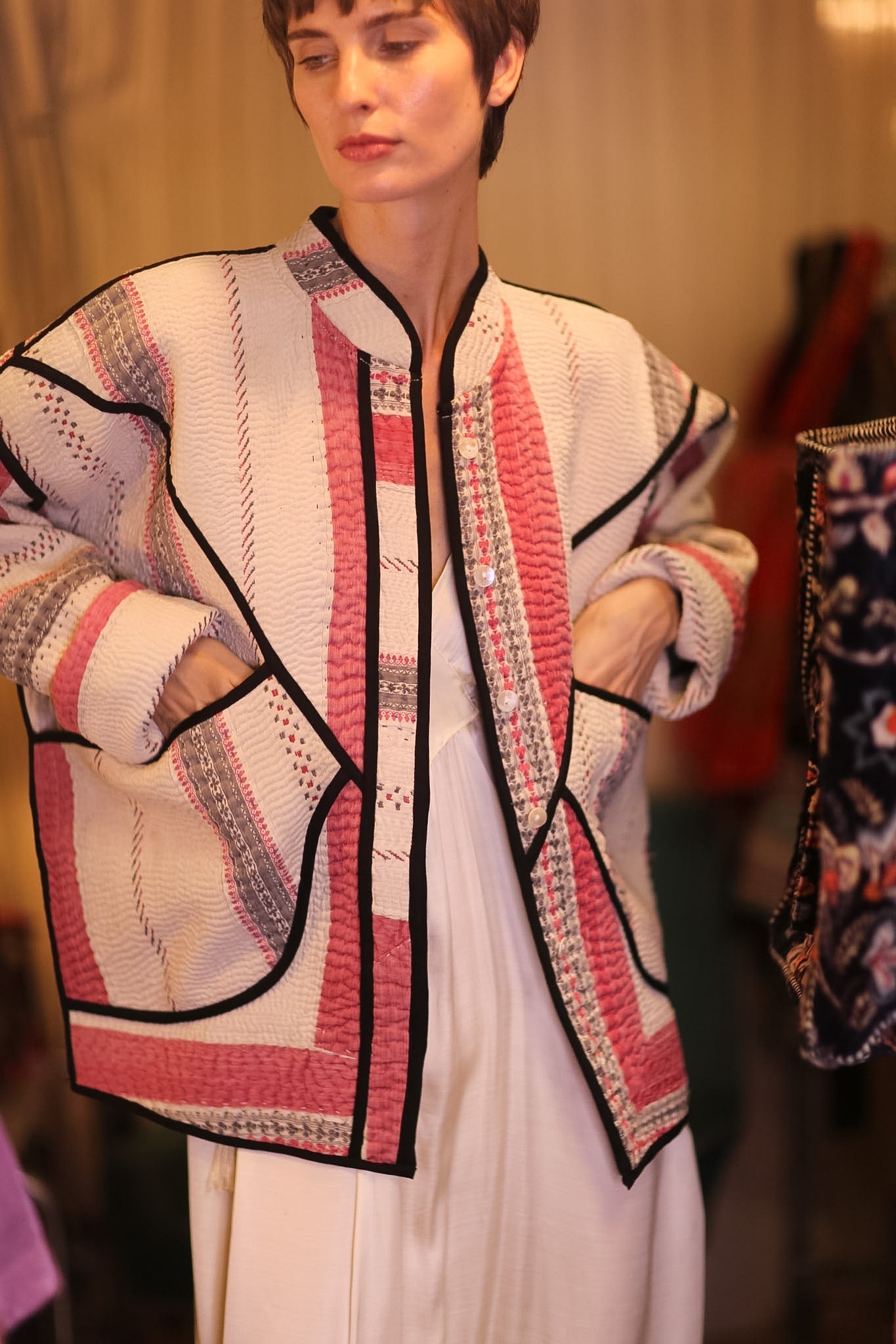 KANTHA JACKET KACHIN - BANGKOK TAILOR CLOTHING STORE - HANDMADE CLOTHING