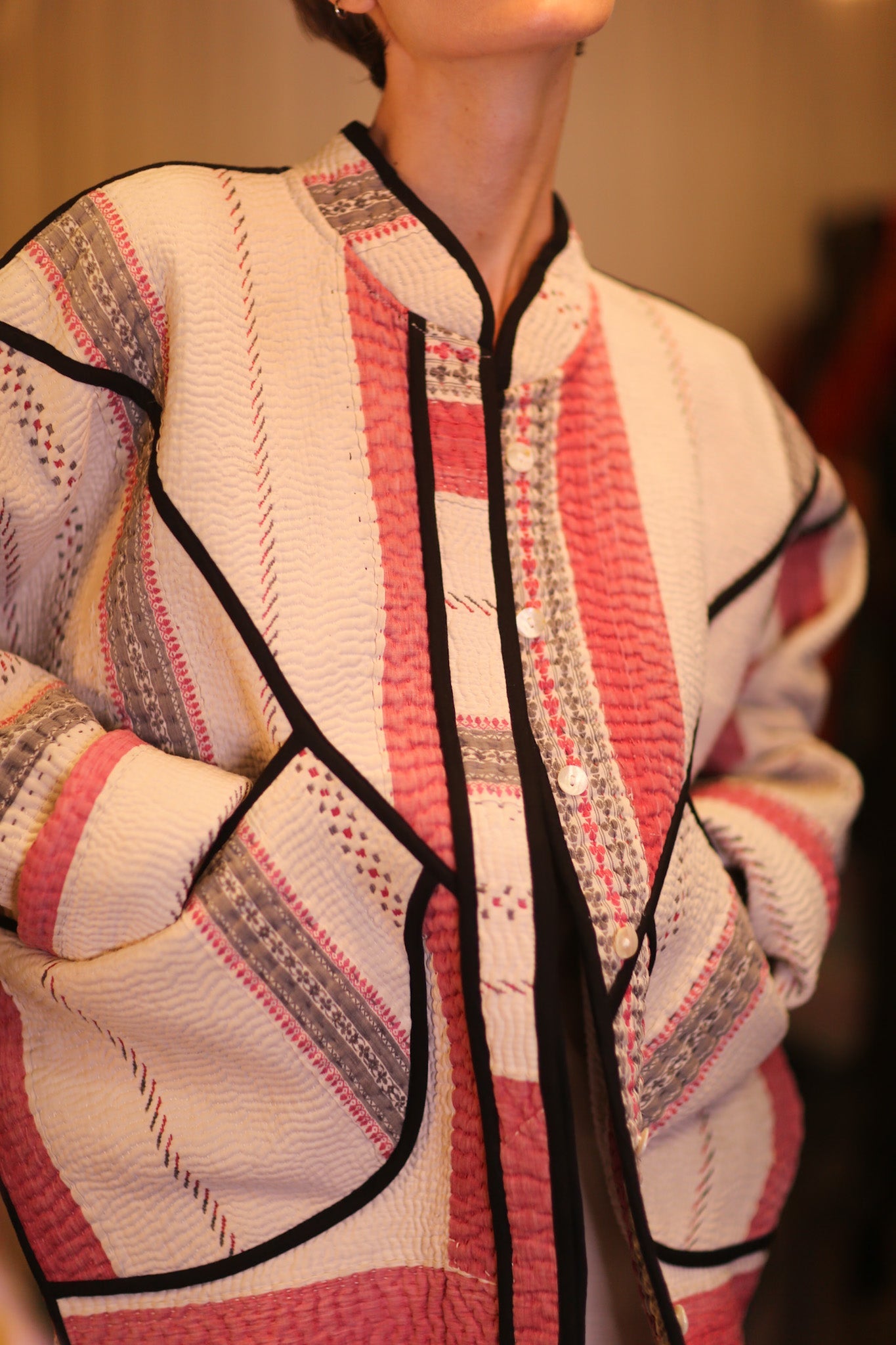 KANTHA JACKET KACHIN - BANGKOK TAILOR CLOTHING STORE - HANDMADE CLOTHING
