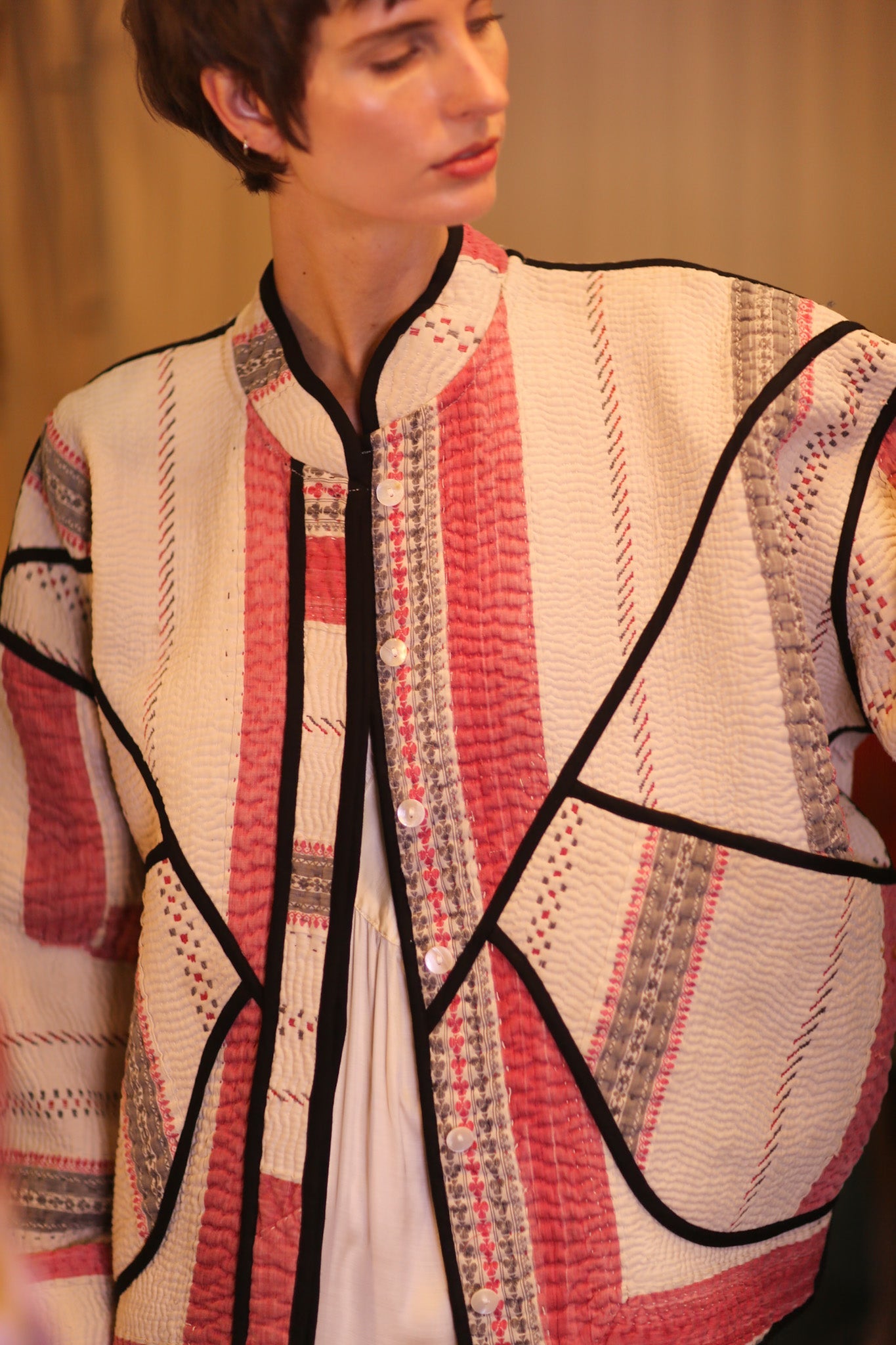 KANTHA JACKET KACHIN - BANGKOK TAILOR CLOTHING STORE - HANDMADE CLOTHING