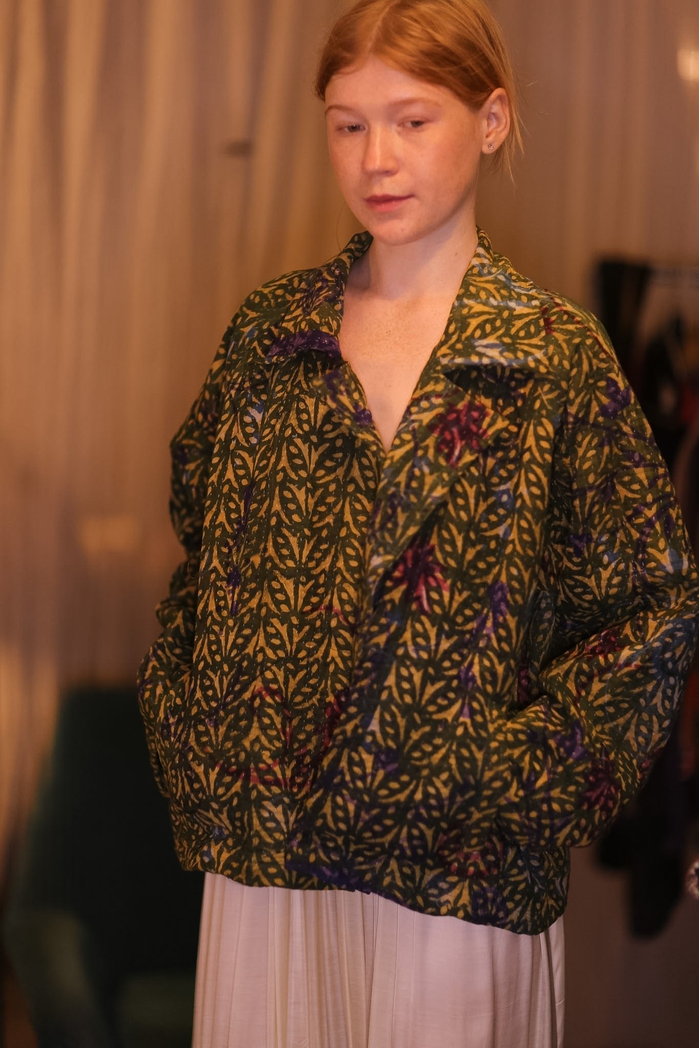 KANTHA JACKET MARIGOLD - BANGKOK TAILOR CLOTHING STORE - HANDMADE CLOTHING