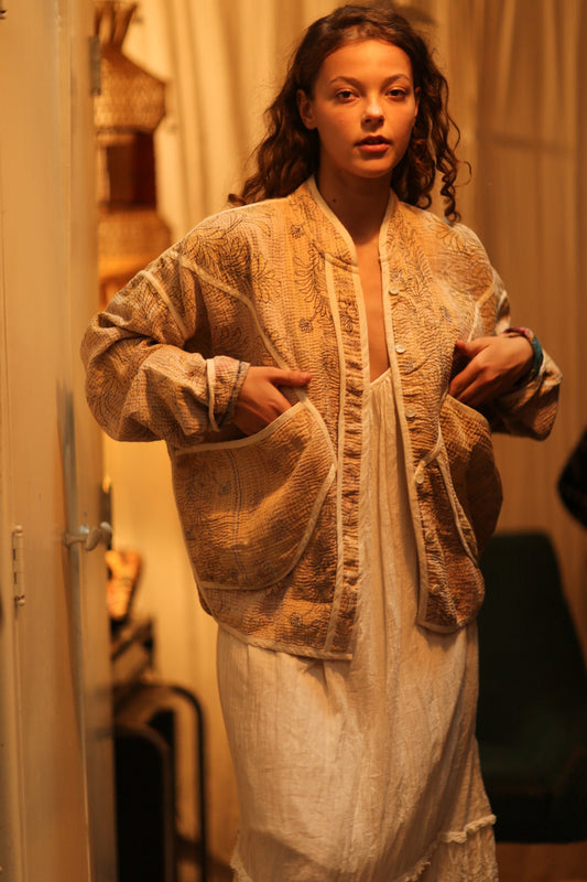 KANTHA JACKET MIRJA - BANGKOK TAILOR CLOTHING STORE - HANDMADE CLOTHING