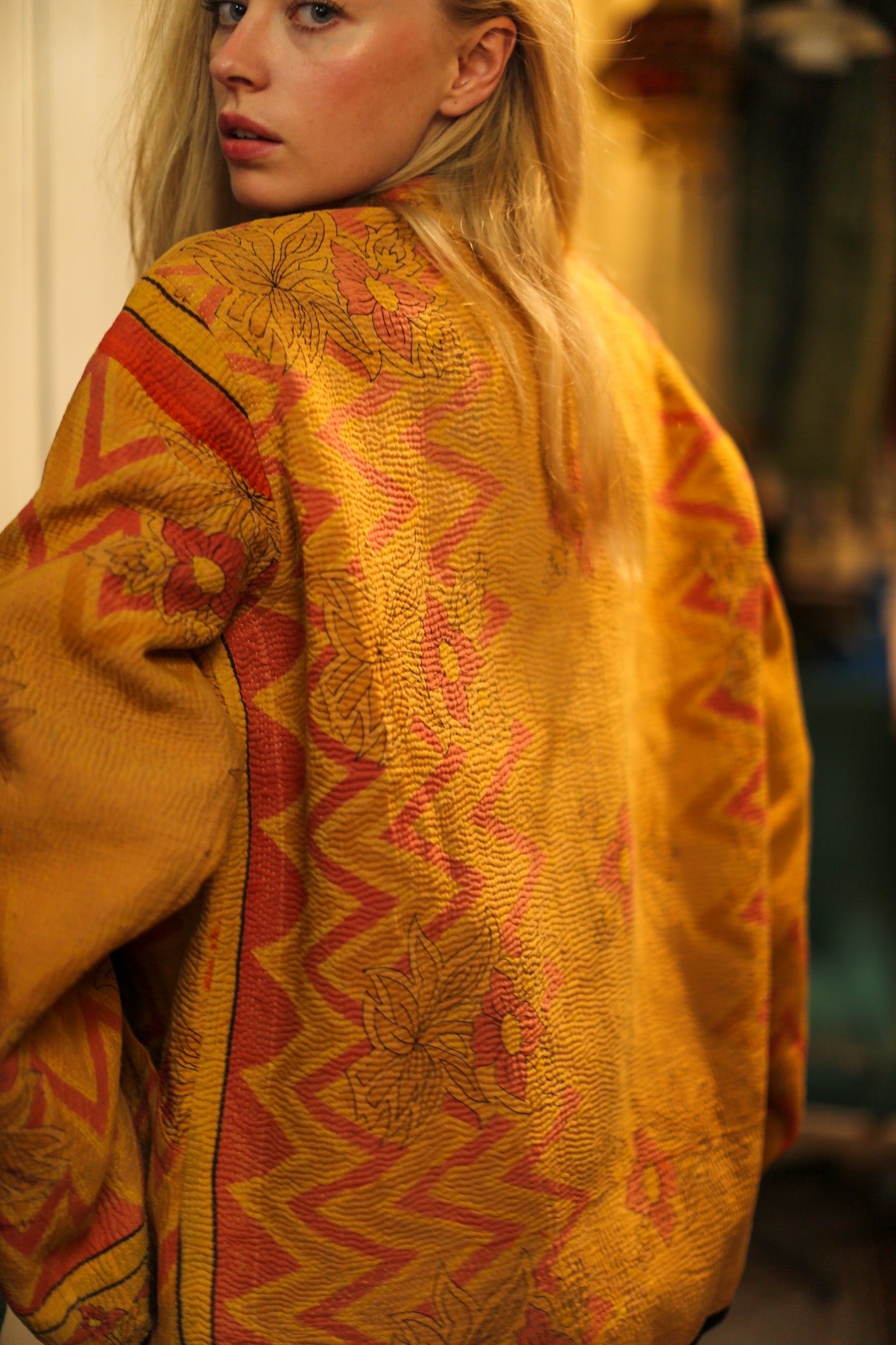 KANTHA JACKET MITRA - BANGKOK TAILOR CLOTHING STORE - HANDMADE CLOTHING