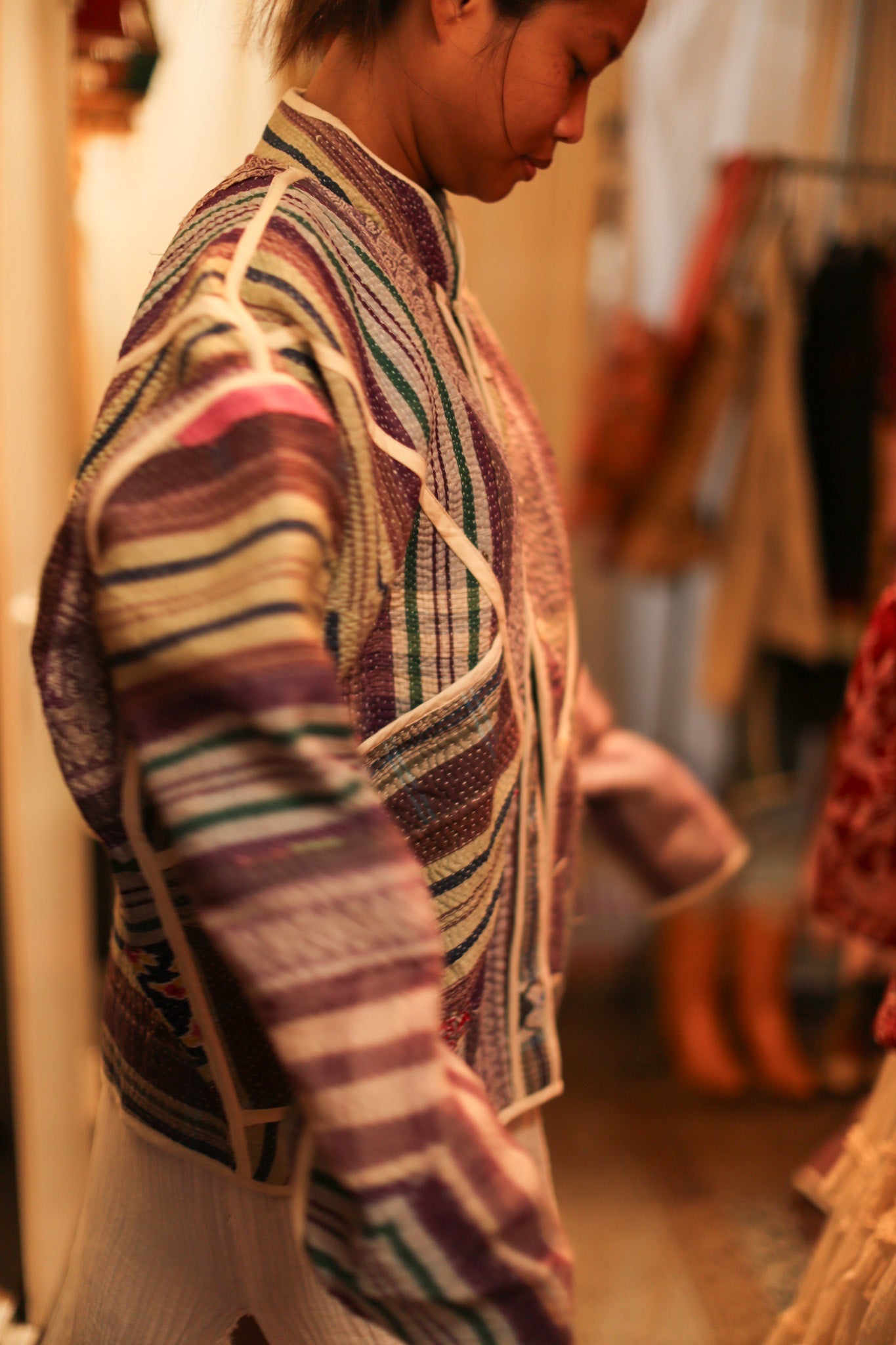 KANTHA JACKET MOLI - BANGKOK TAILOR CLOTHING STORE - HANDMADE CLOTHING