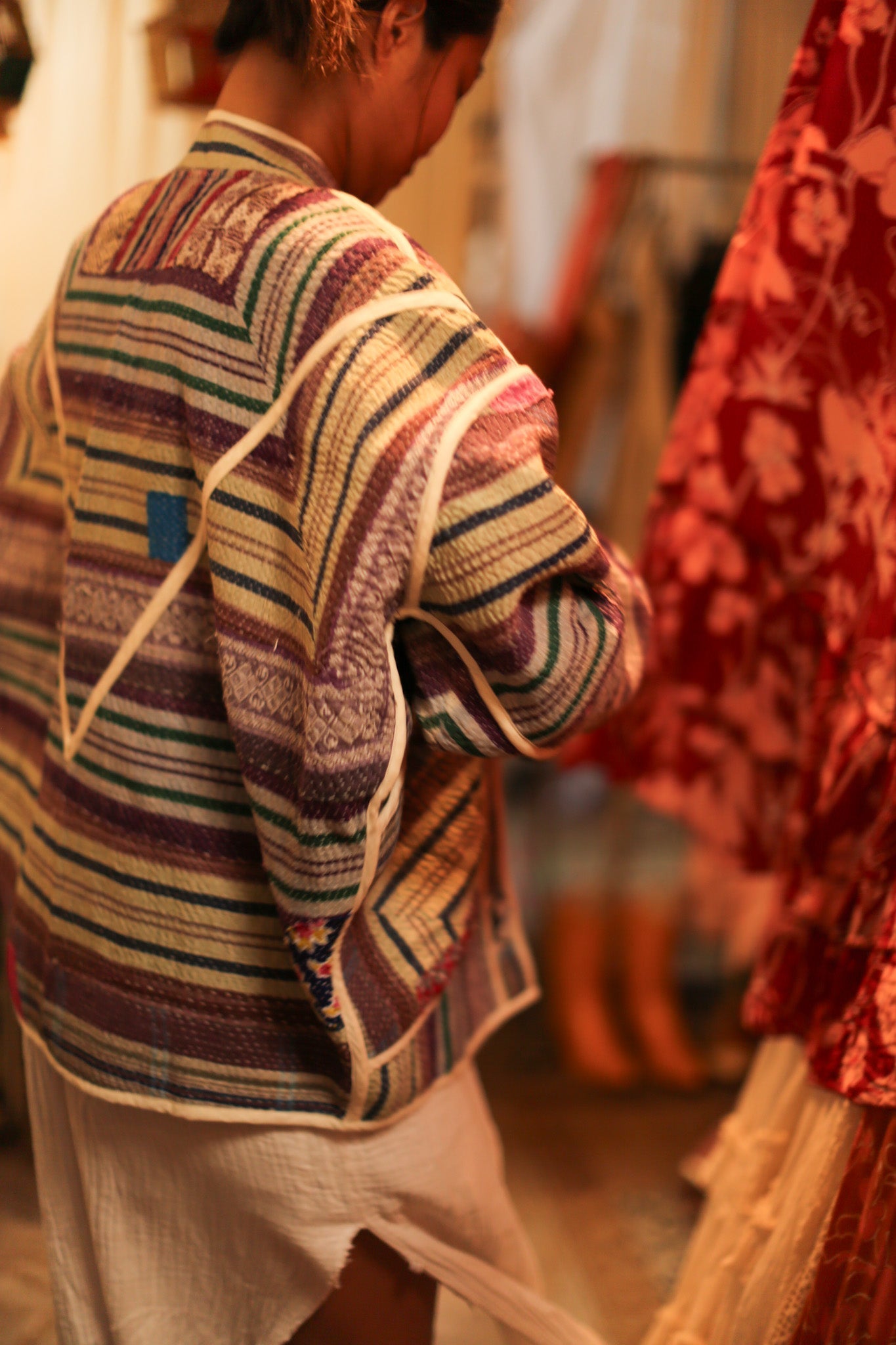 KANTHA JACKET MOLI - BANGKOK TAILOR CLOTHING STORE - HANDMADE CLOTHING