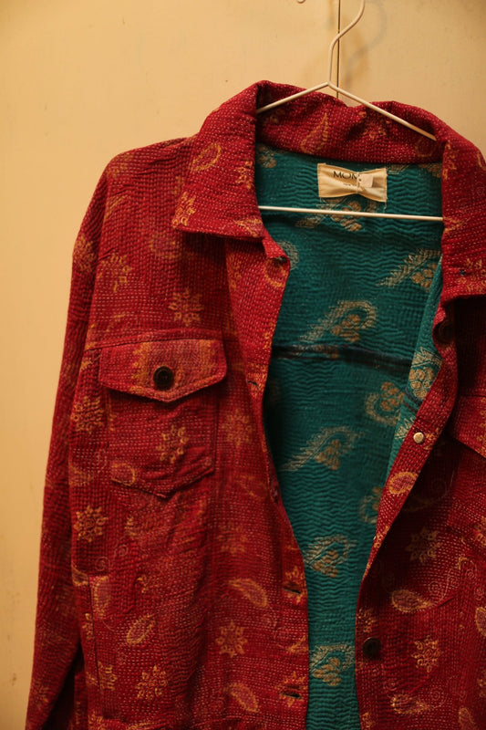 KANTHA JACKET - S106 - BANGKOK TAILOR CLOTHING STORE - HANDMADE CLOTHING