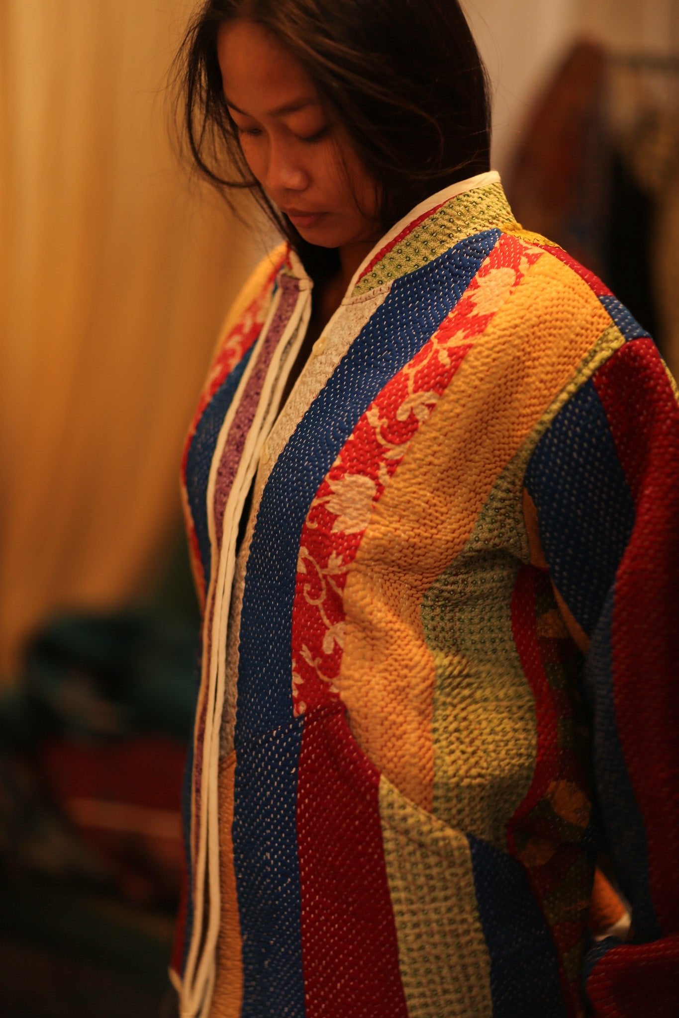 KANTHA JACKET SHEILO - BANGKOK TAILOR CLOTHING STORE - HANDMADE CLOTHING
