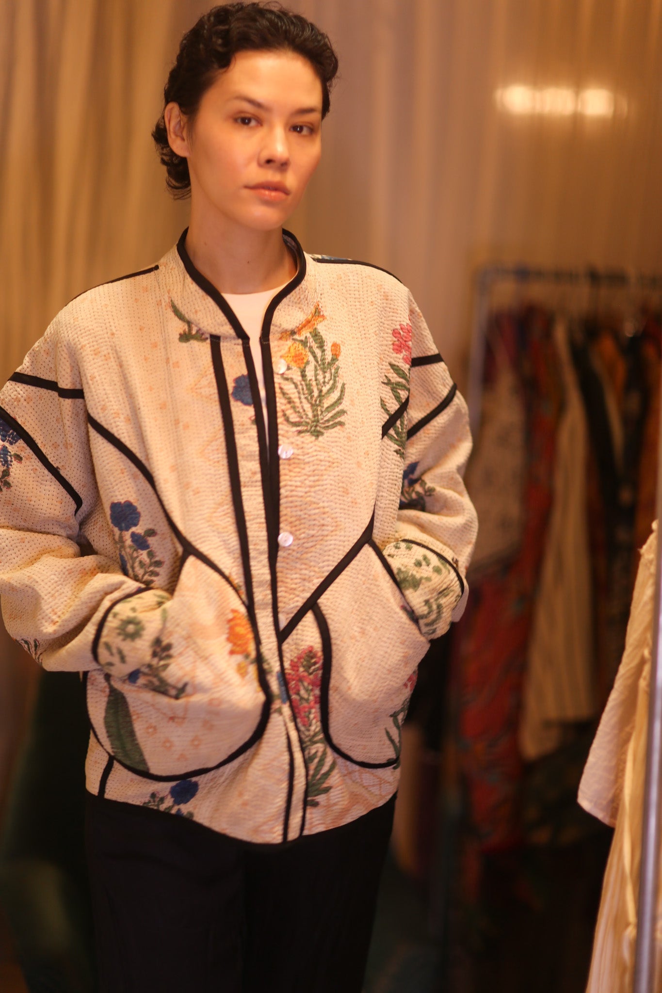 KANTHA JACKET SUEPANN - BANGKOK TAILOR CLOTHING STORE - HANDMADE CLOTHING