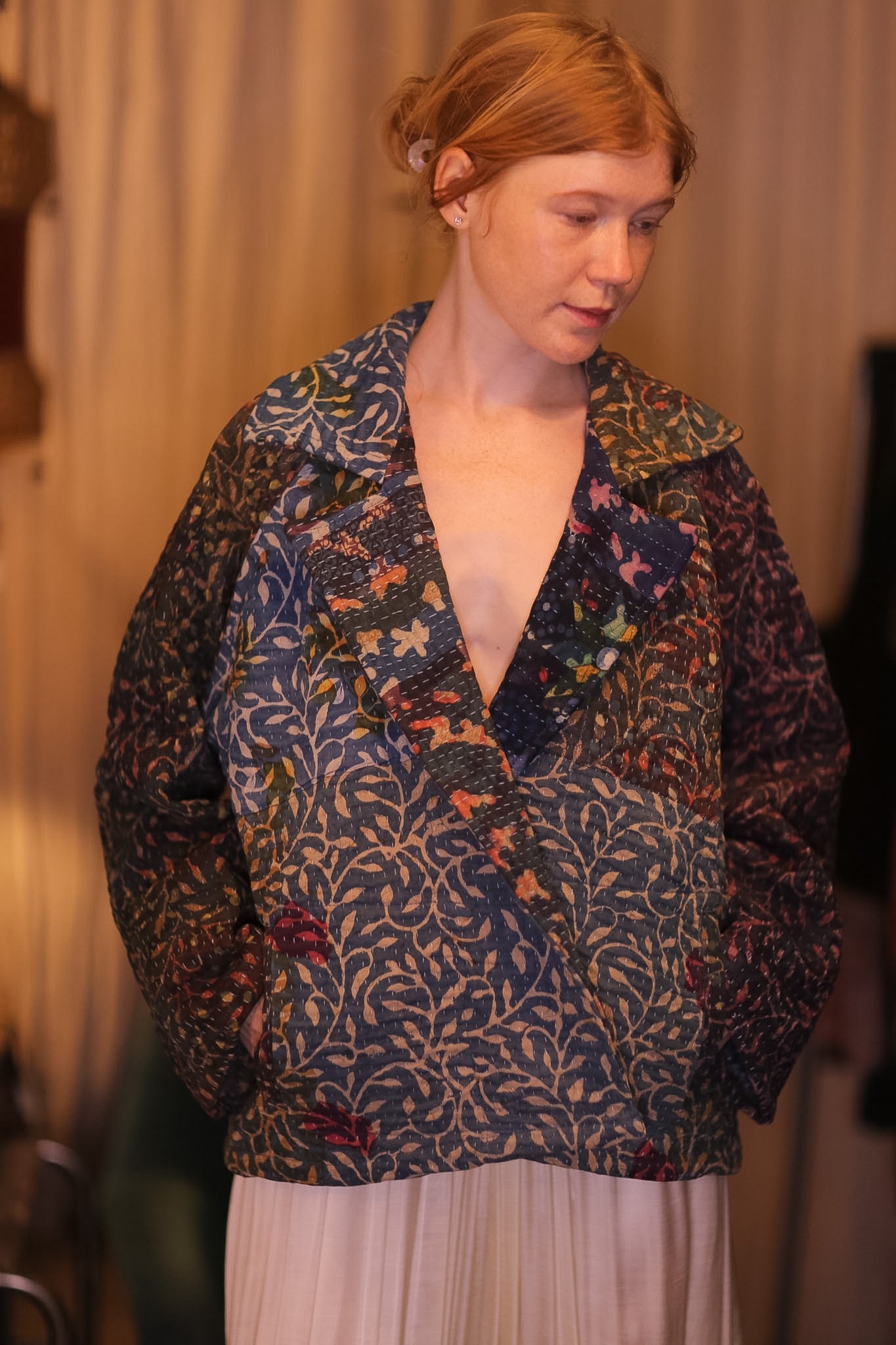 KANTHA JACKET THALE - BANGKOK TAILOR CLOTHING STORE - HANDMADE CLOTHING