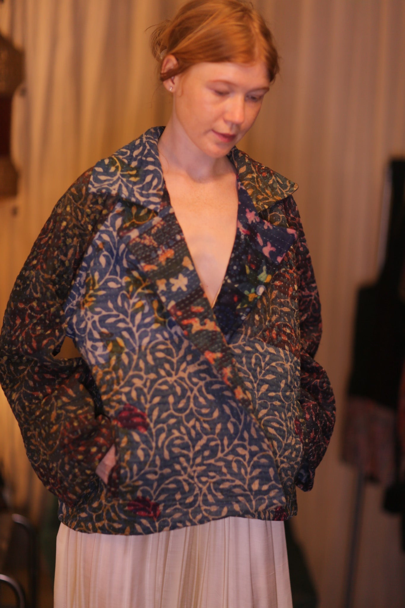 KANTHA JACKET THALE - BANGKOK TAILOR CLOTHING STORE - HANDMADE CLOTHING