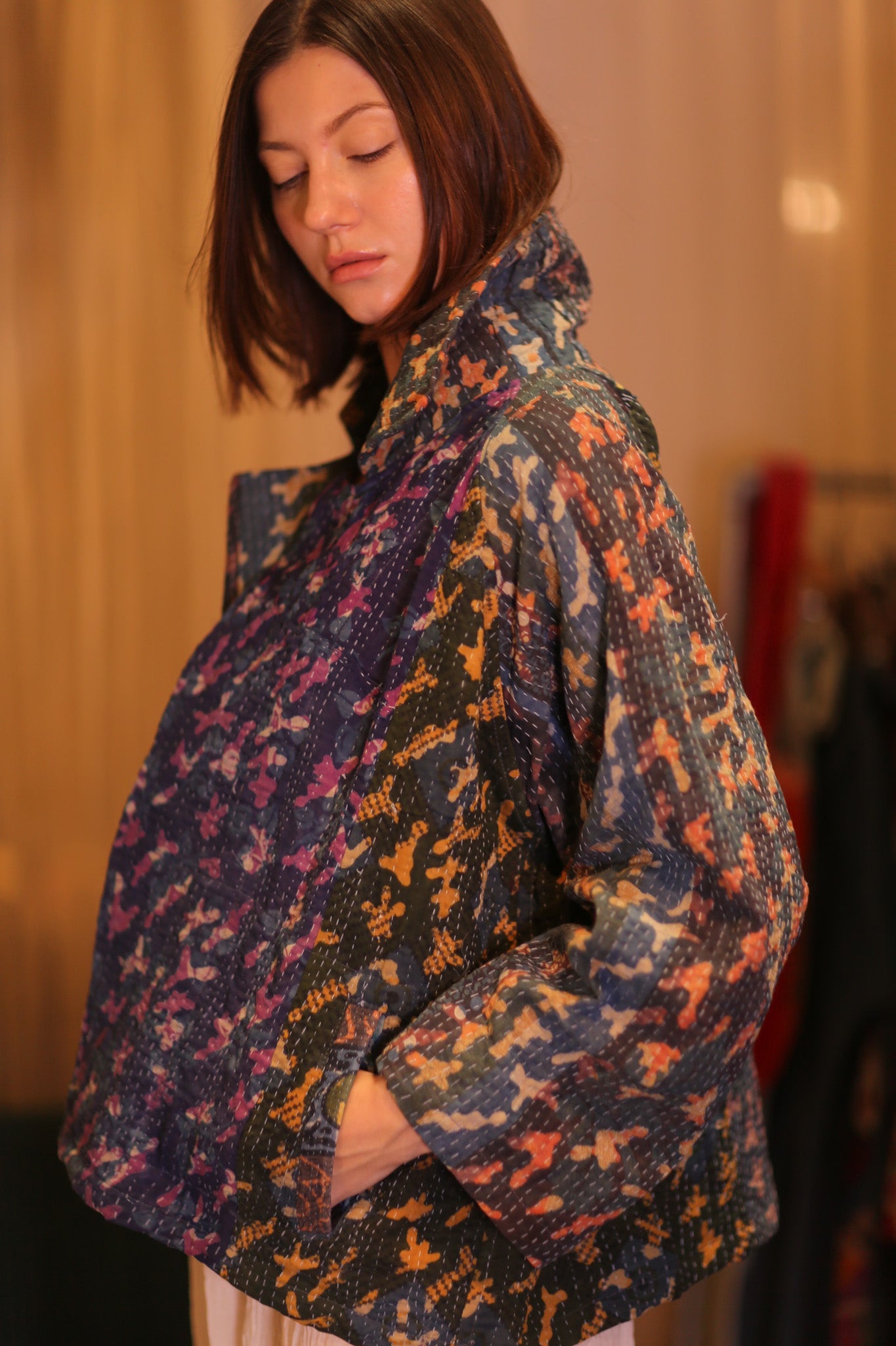 KANTHA JACKET THANDAR - BANGKOK TAILOR CLOTHING STORE - HANDMADE CLOTHING