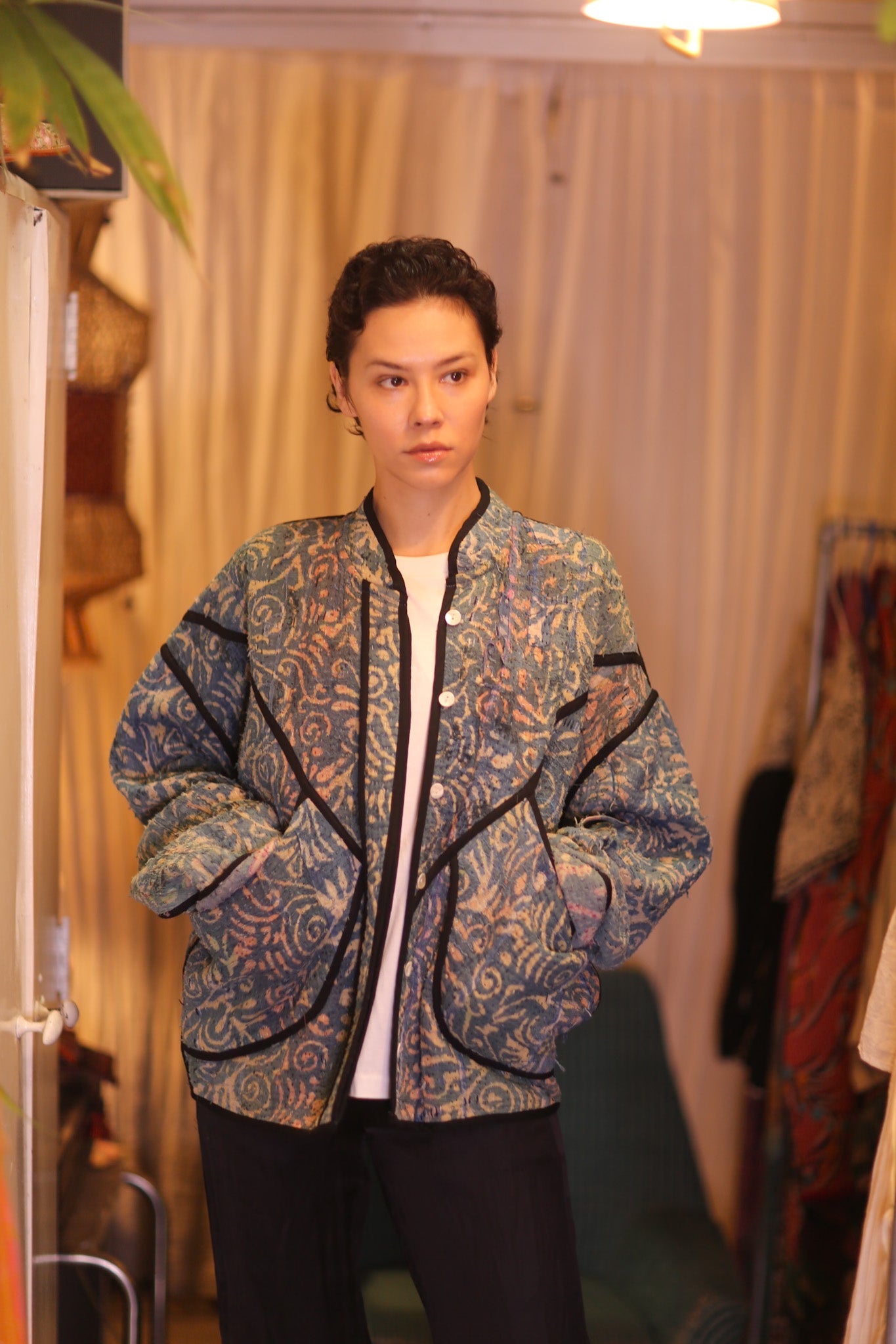 KANTHA JACKET THANDAR - BANGKOK TAILOR CLOTHING STORE - HANDMADE CLOTHING