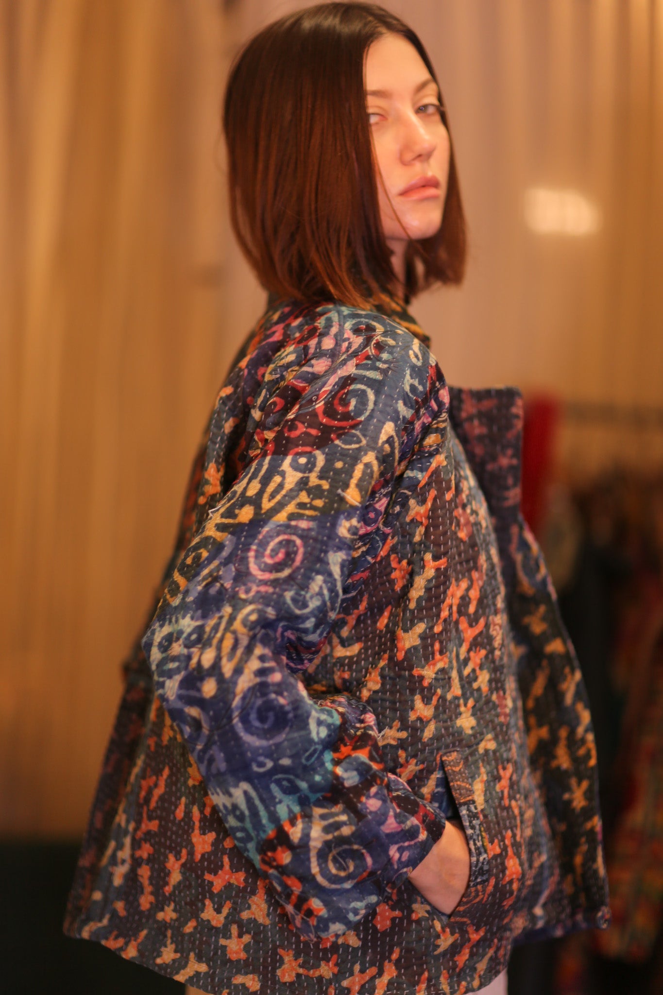 KANTHA JACKET THANDAR - BANGKOK TAILOR CLOTHING STORE - HANDMADE CLOTHING