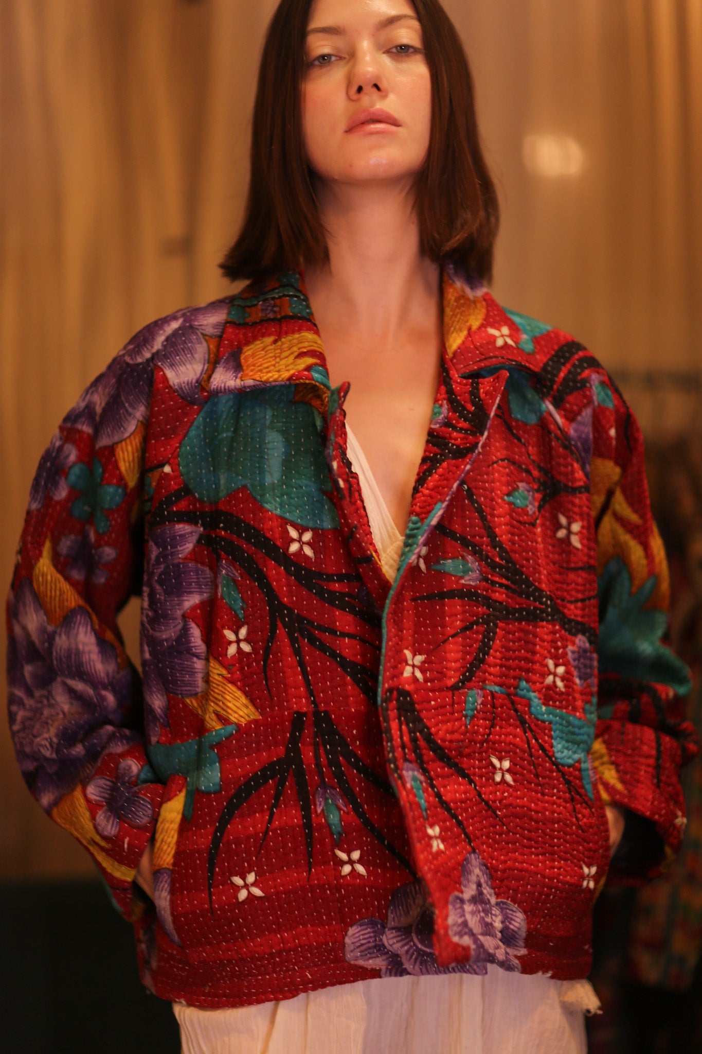 KANTHA JACKET YAUNGNI - BANGKOK TAILOR CLOTHING STORE - HANDMADE CLOTHING