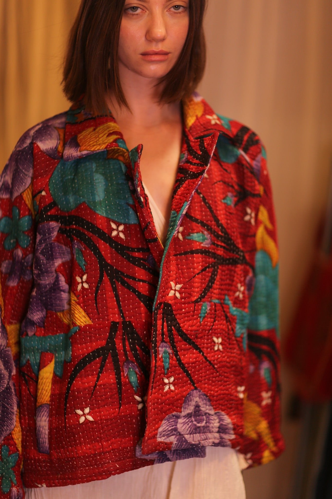 KANTHA JACKET YAUNGNI - BANGKOK TAILOR CLOTHING STORE - HANDMADE CLOTHING