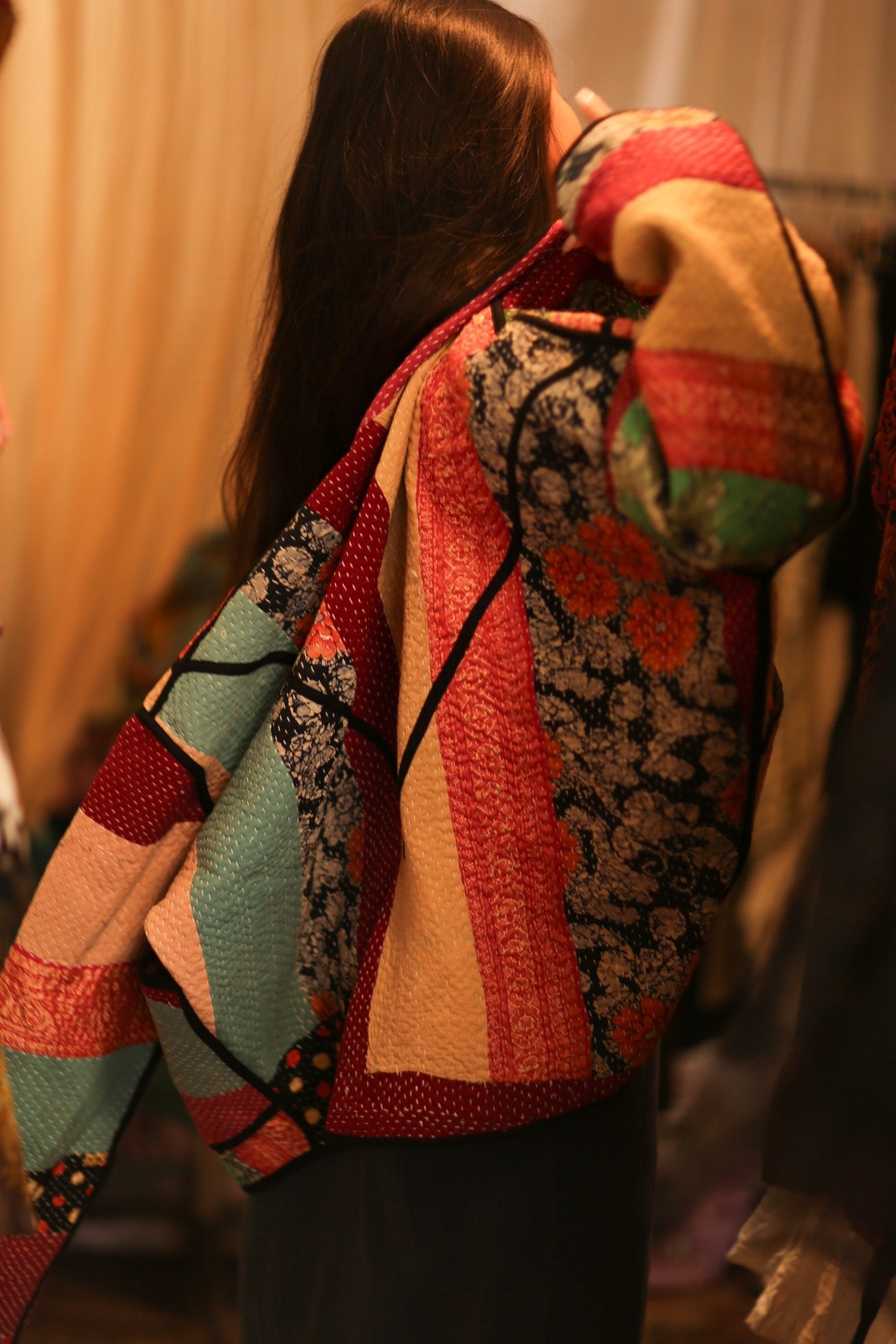 KANTHA JACKET ZINAS - BANGKOK TAILOR CLOTHING STORE - HANDMADE CLOTHING